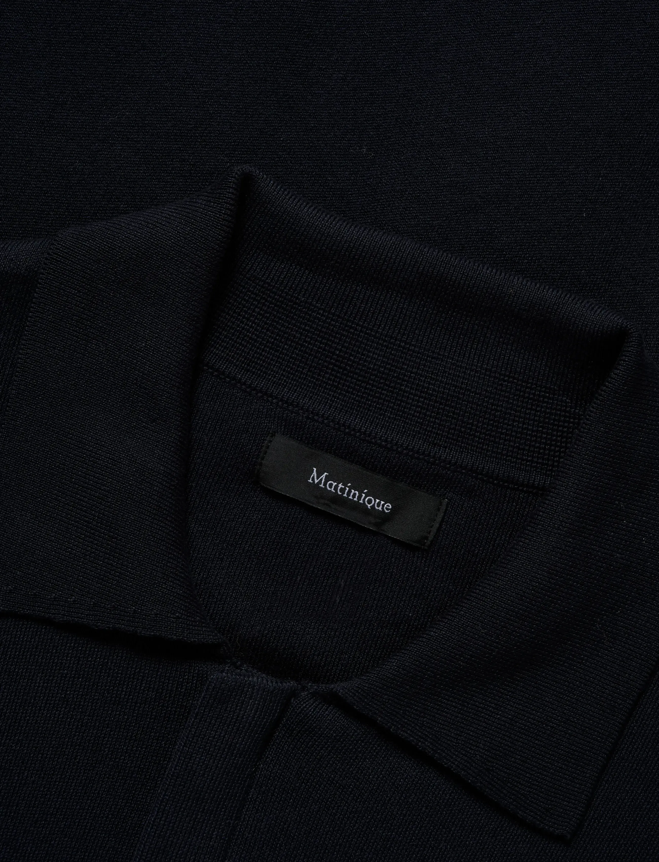 Matinique - MAsantiago - pullover mit durchgehendem reißverschluss - dark navy - 4