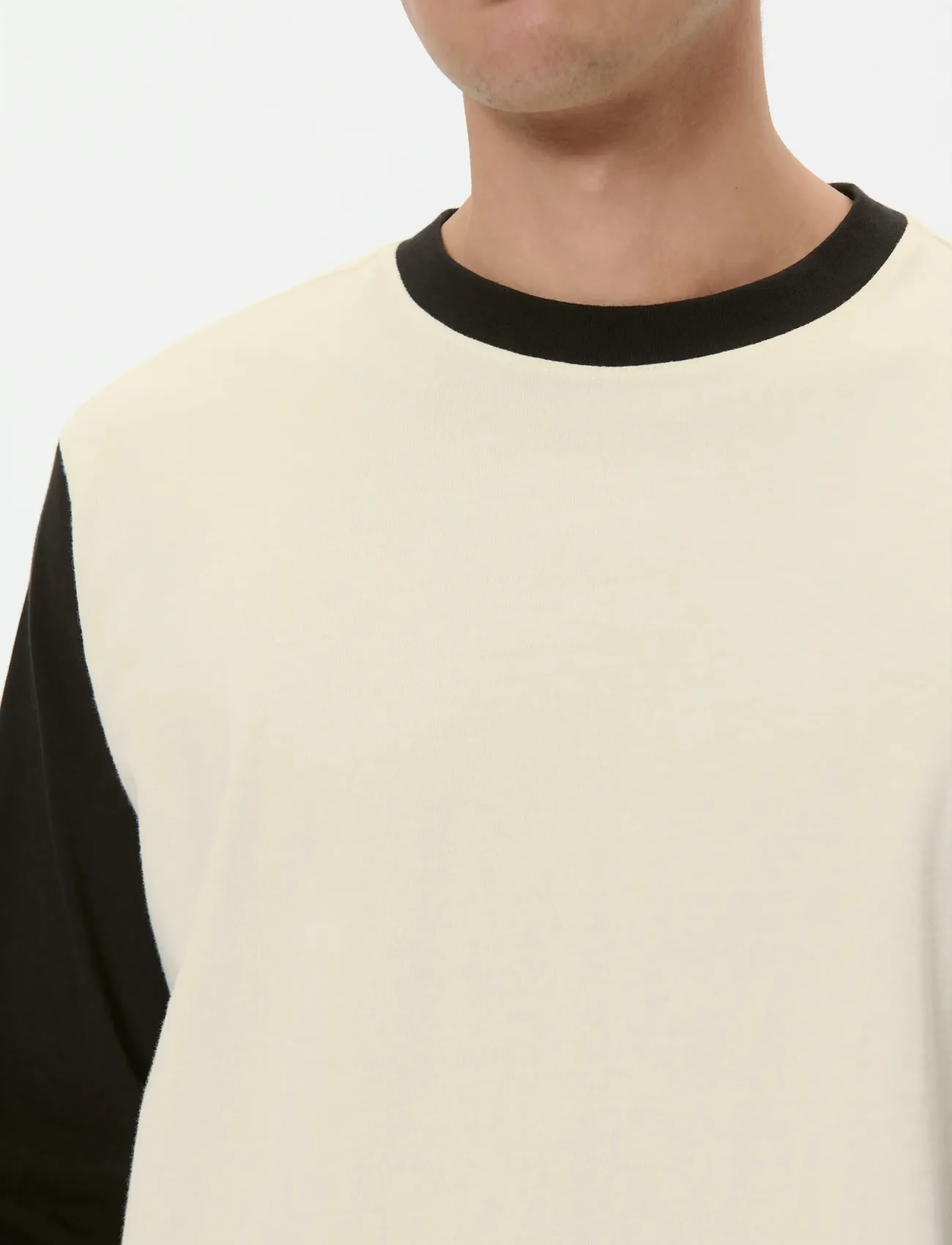 Matinique - MAhudson LS 73 - long-sleeved t-shirts - black and off white - 5