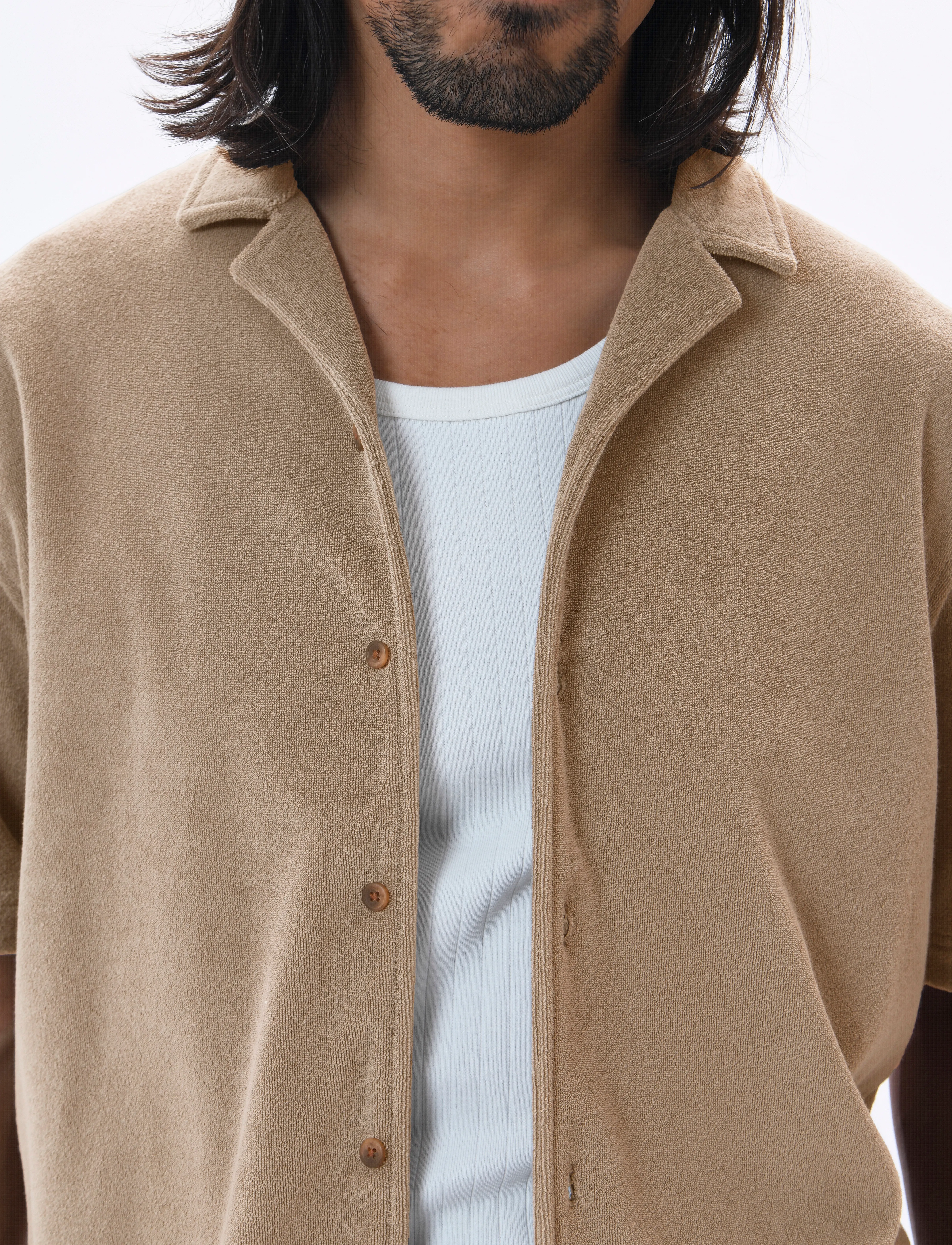 Matinique - MAbrayden Heritage - kortærmede skjorter - walnut - 3