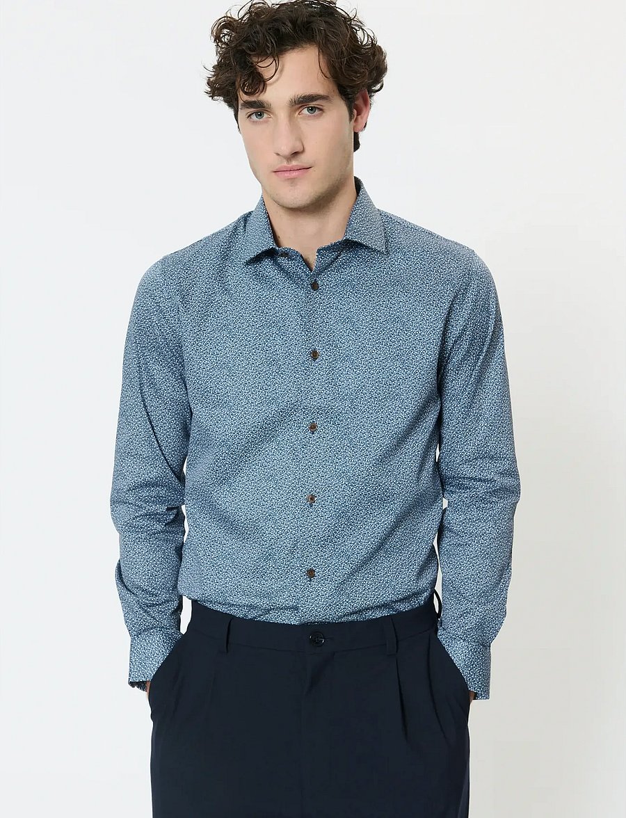 Matinique - MAtrostol BN - mønstrede skjorter - dark navy - 0