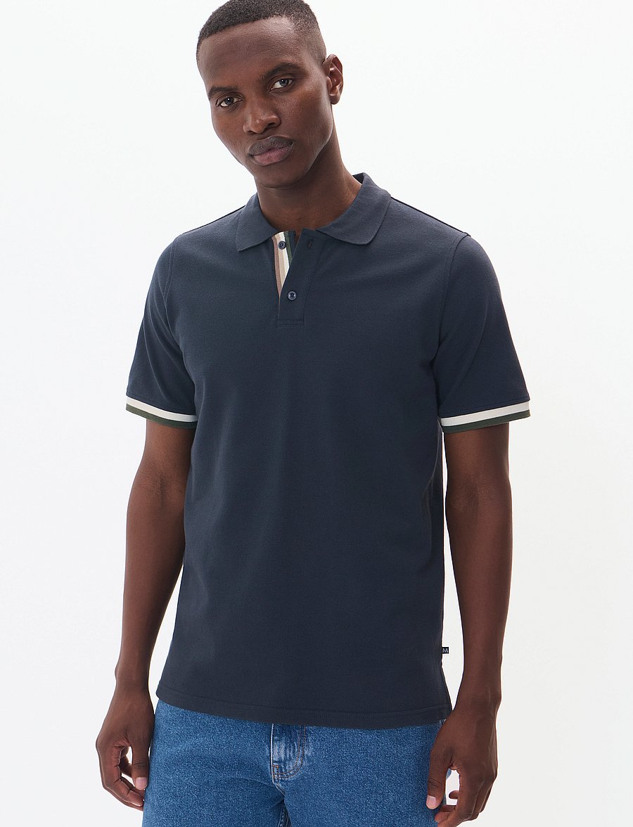 Matinique - MAscout Polo Stripe - dark navy - 0