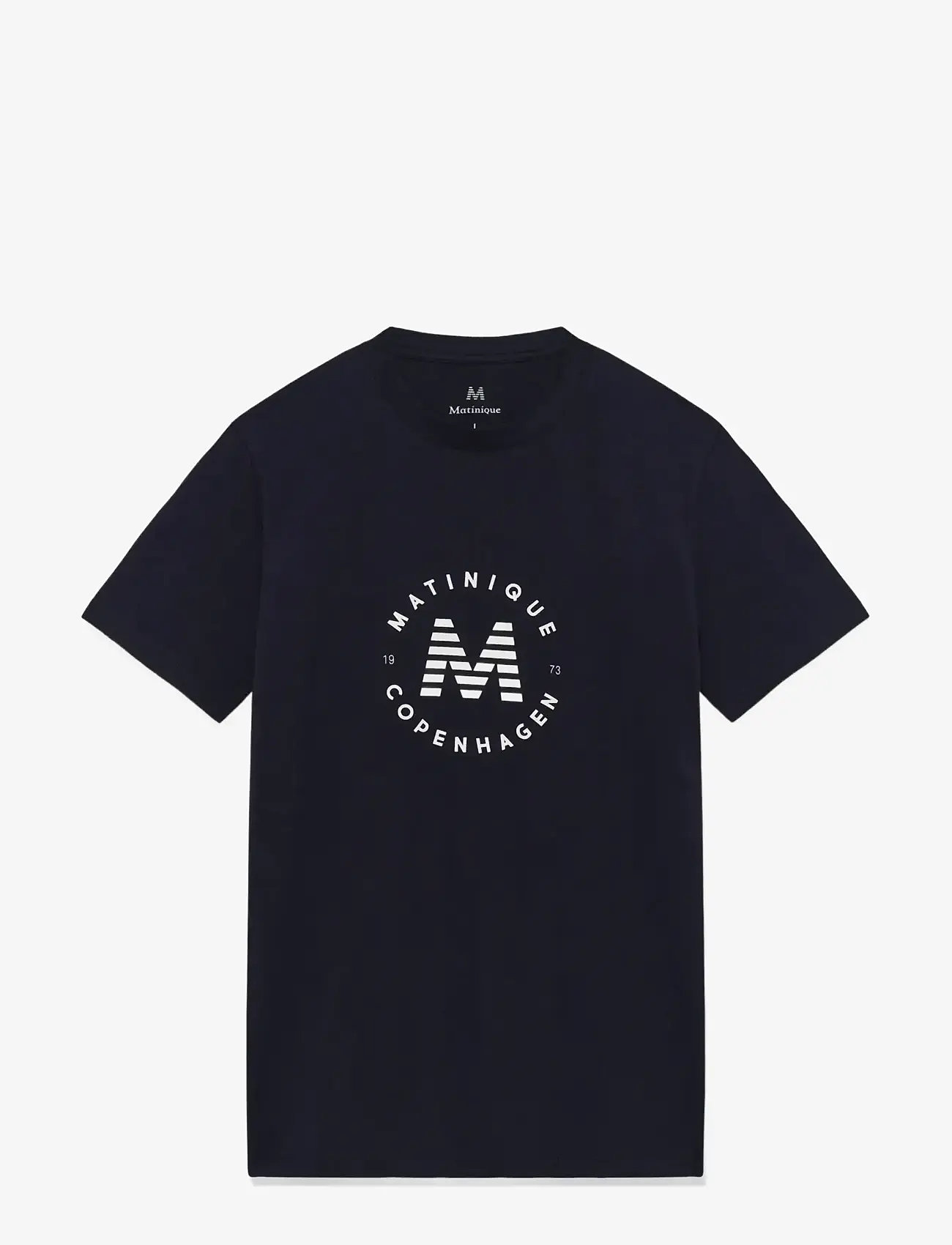Matinique - MAjeramy Logo - kortærmede t-shirts - dark navy - 1