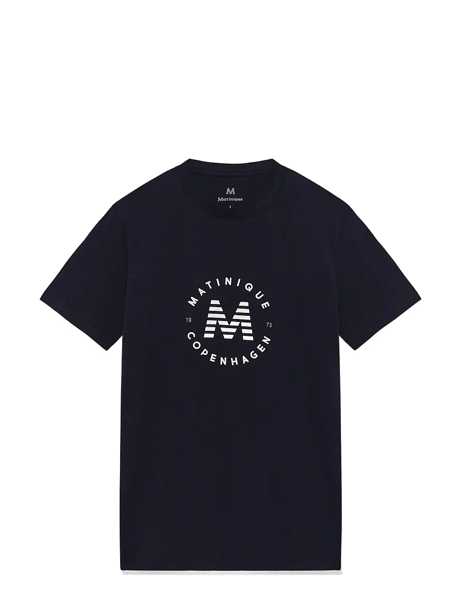 Matinique - MAjeramy Logo - kurzärmelige t-shirts - dark navy - 1