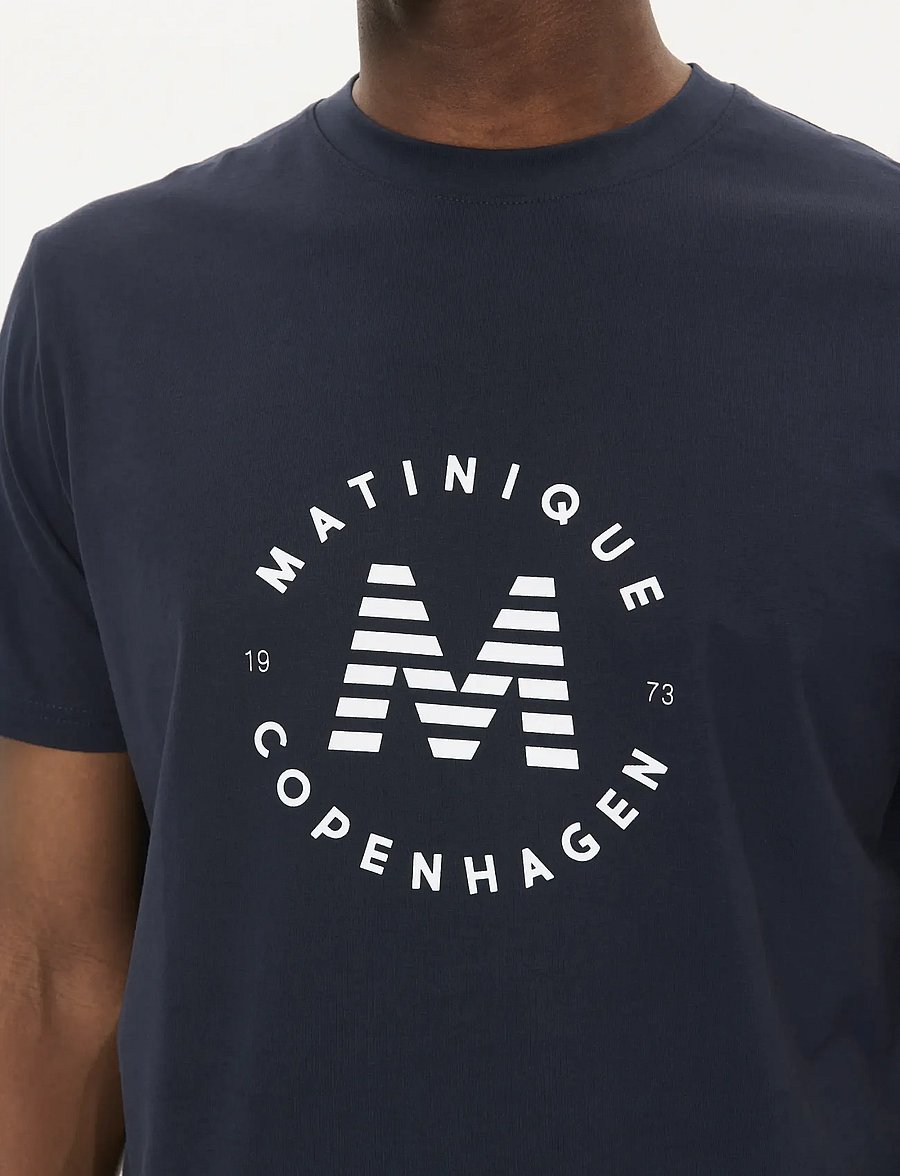 Matinique - MAjeramy Logo - kurzärmelige t-shirts - dark navy - 4