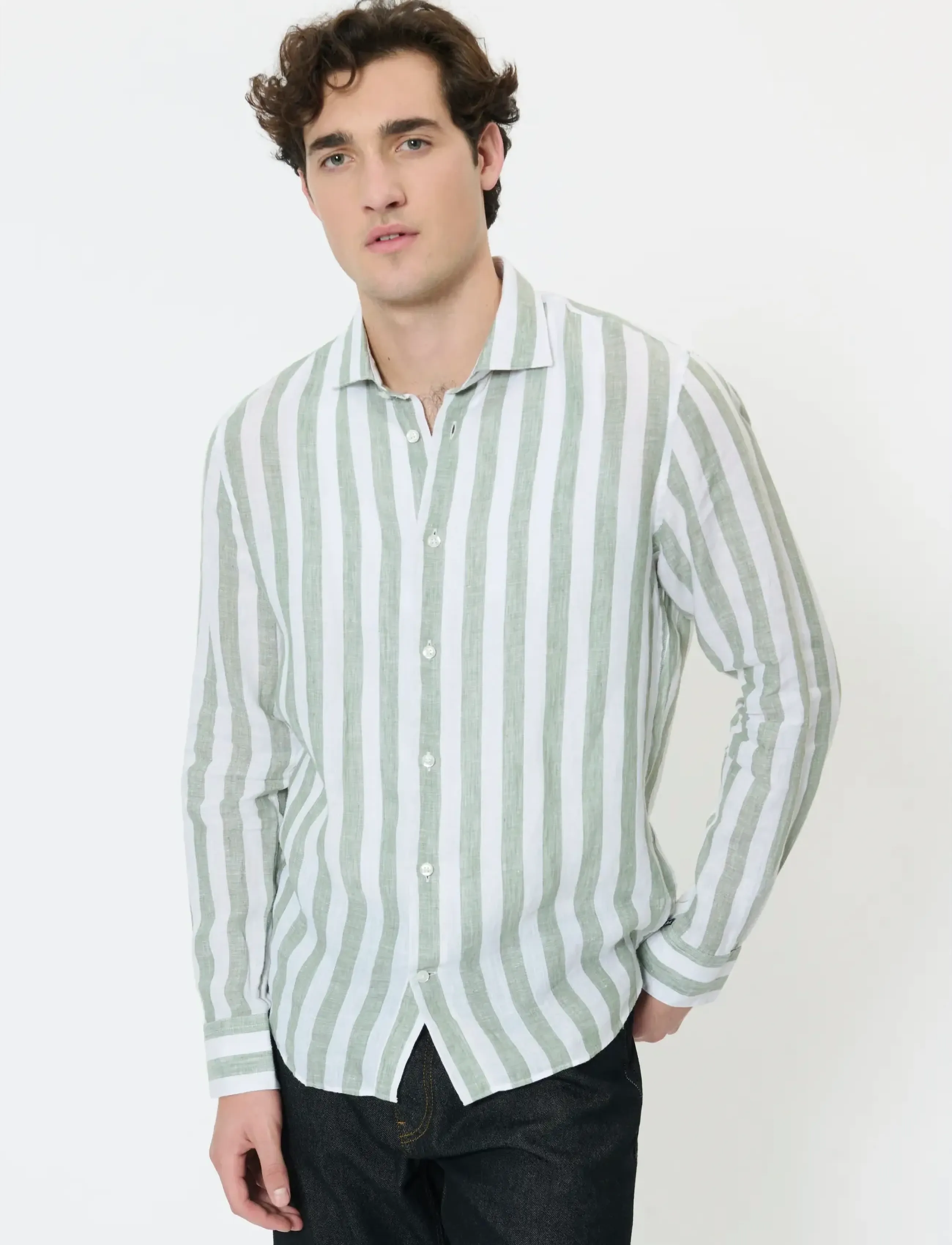 Matinique MAmarc short - Shirts - SEA SPRAY / green