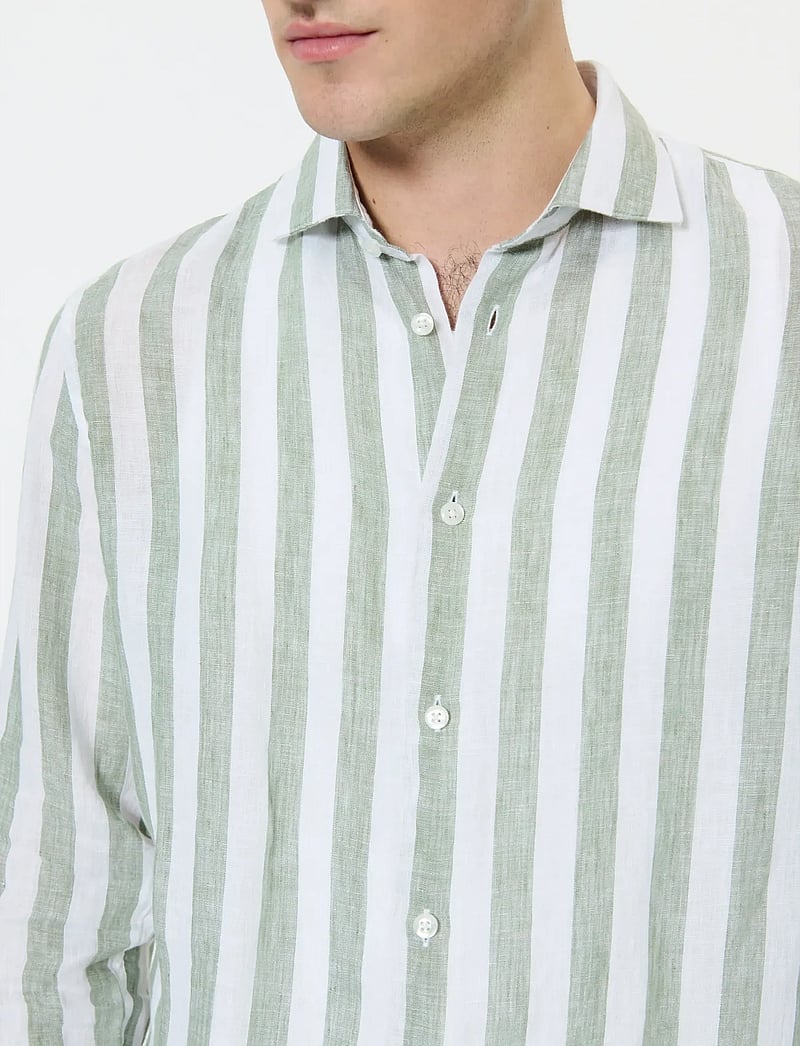 Matinique - MAmarc short - stribede skjorter - sea spray - 4