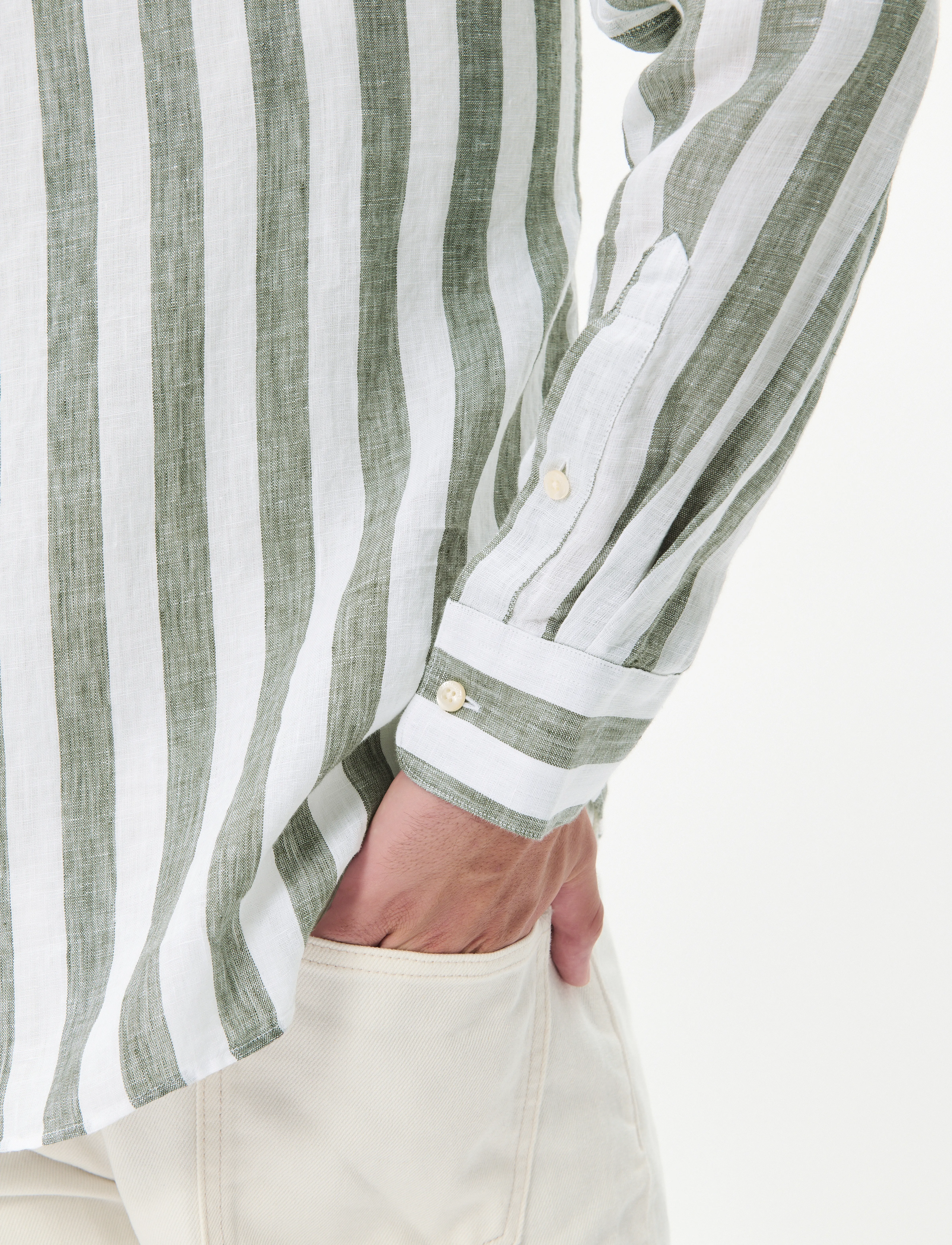 Matinique - MAmarc short - leinenhemden - thyme - 4