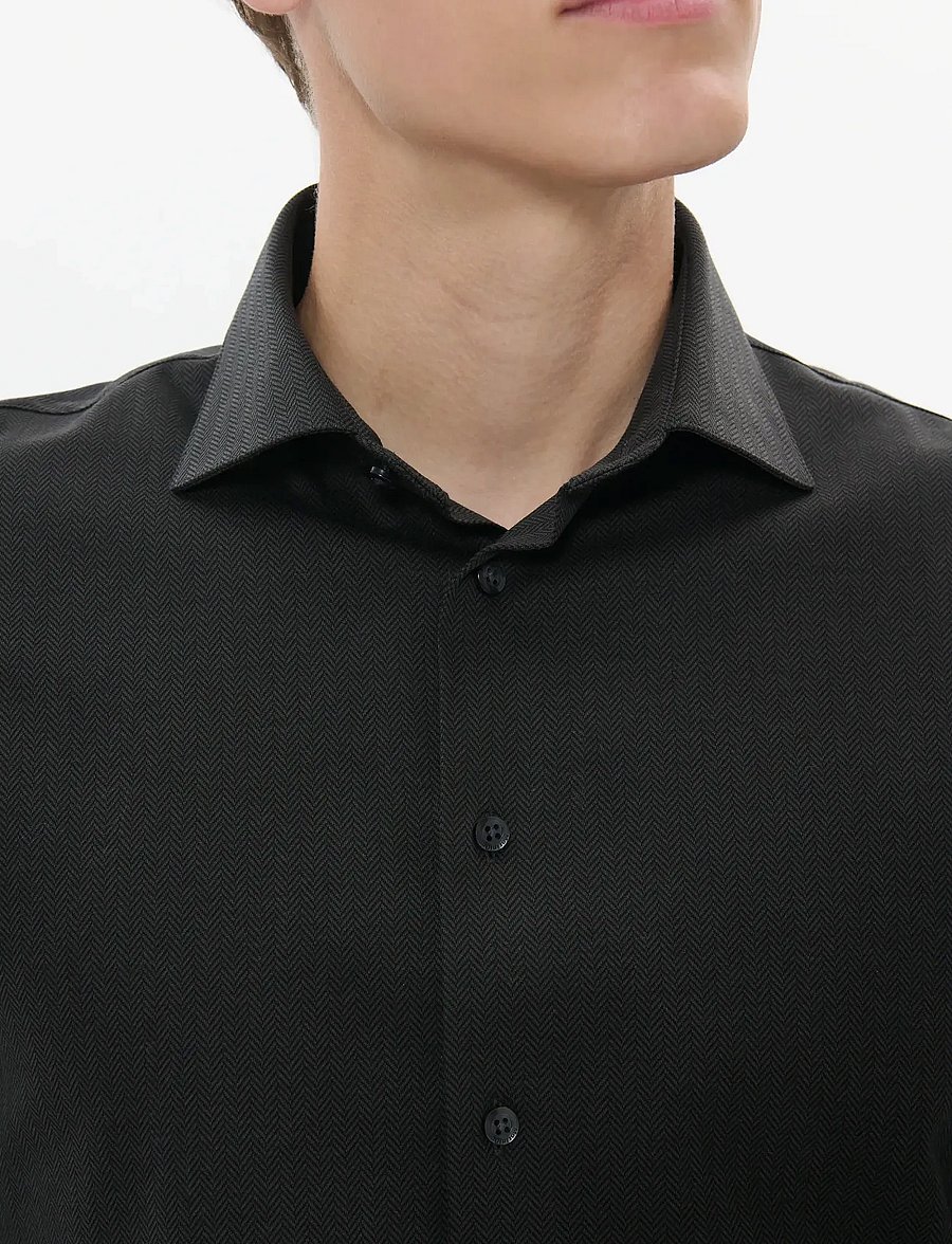 Matinique - MAmarc N - ametlikud särgid - black - 4