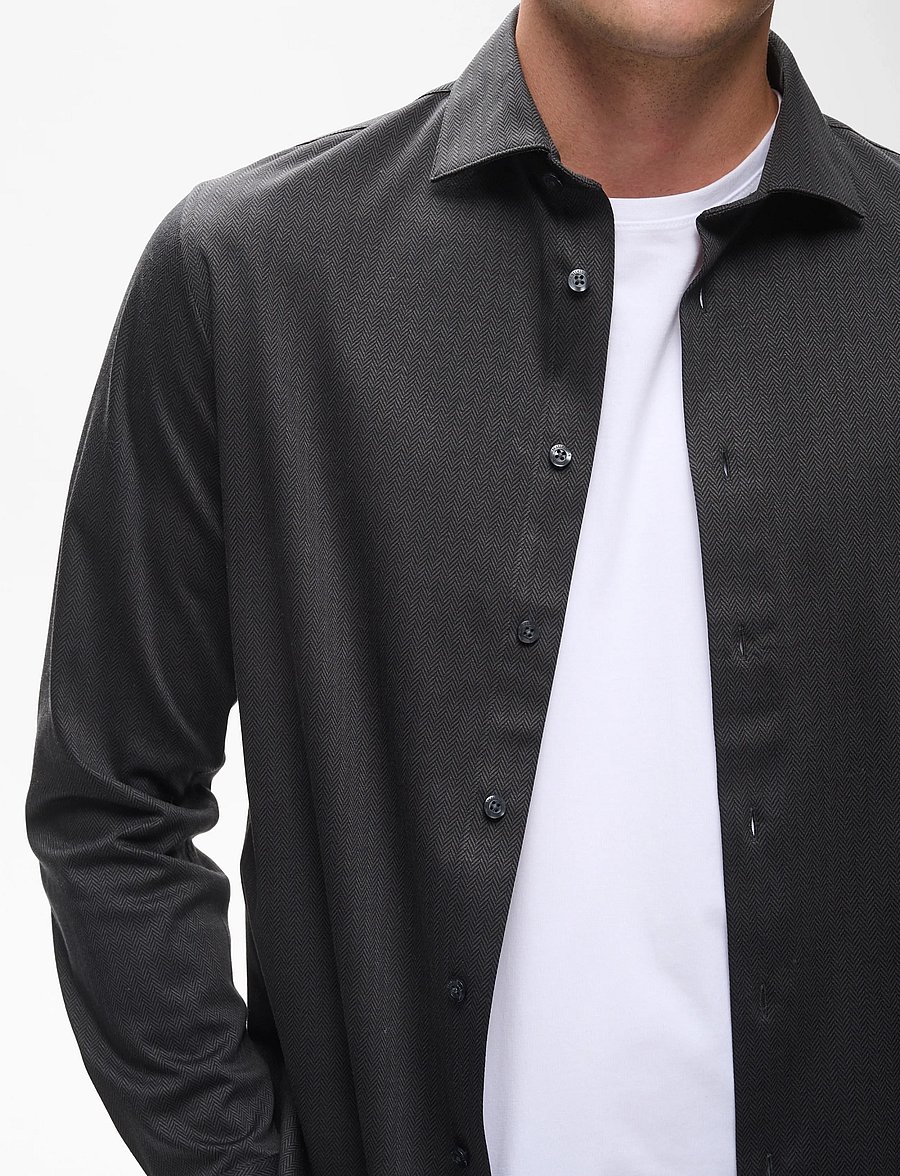 Matinique - MAmarc N - ametlikud särgid - black - 5