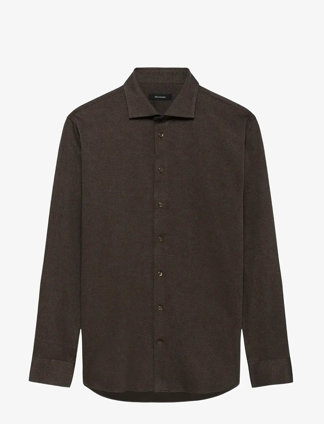 Matinique - MAmarc N - formelle skjorter - espresso - 1