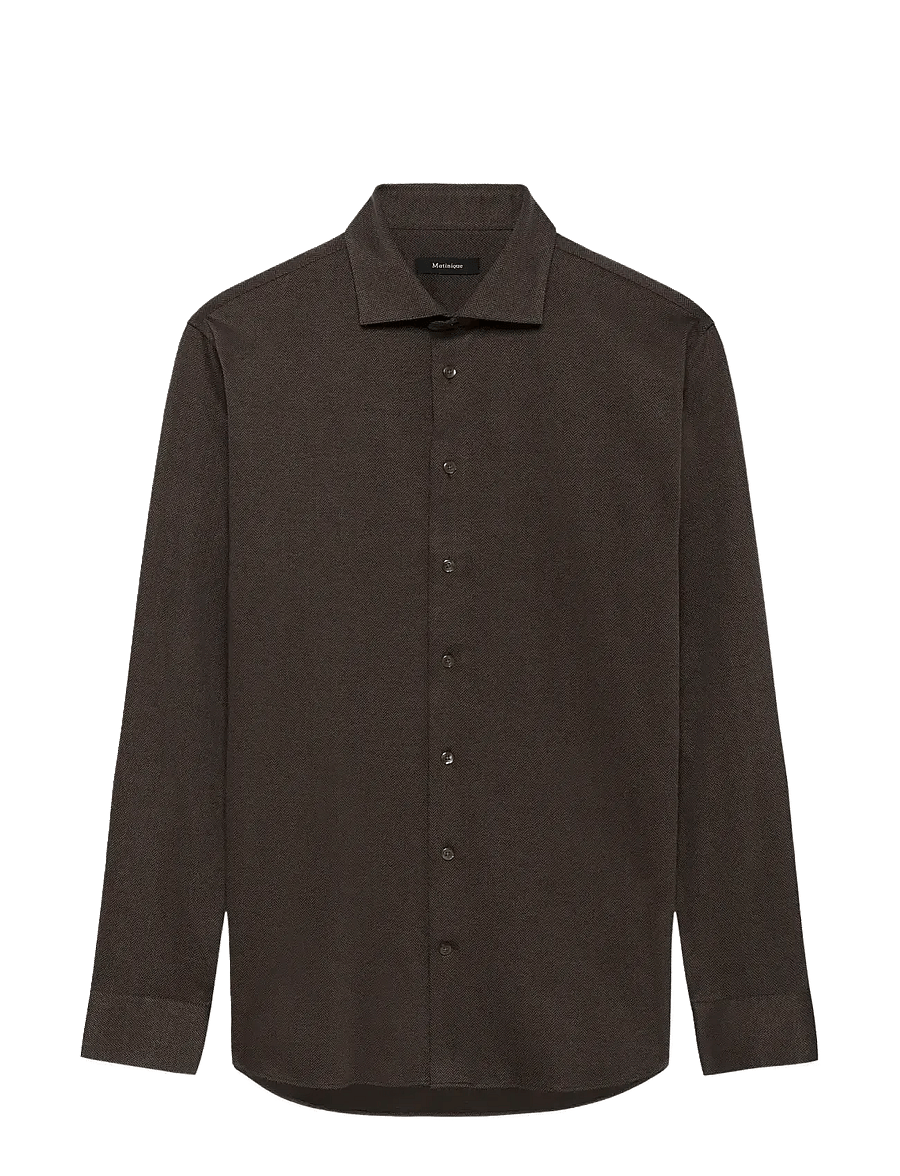Matinique - MAmarc N - formal shirts - espresso - 1