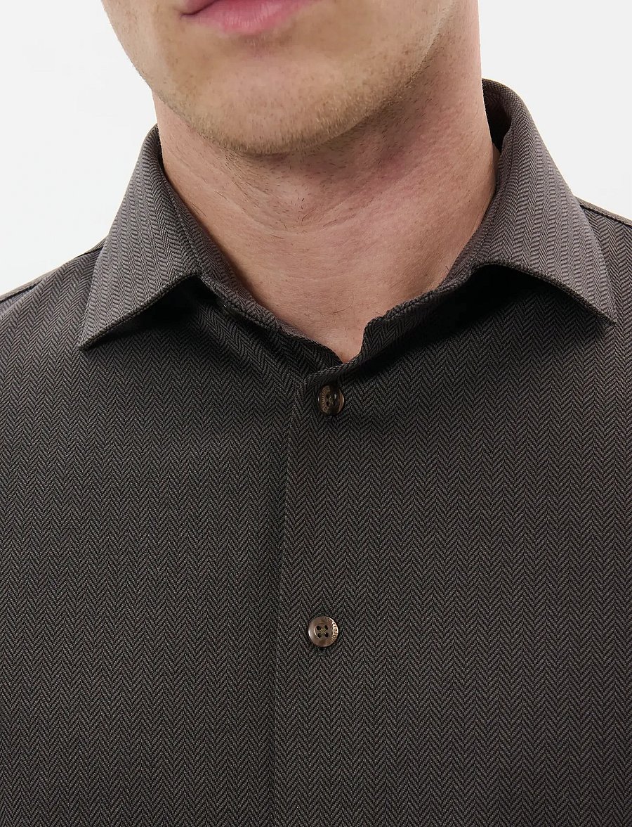 Matinique - MAmarc N - formal shirts - espresso - 4