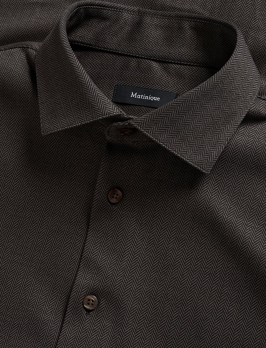 Matinique - MAmarc N - formal shirts - espresso - 5