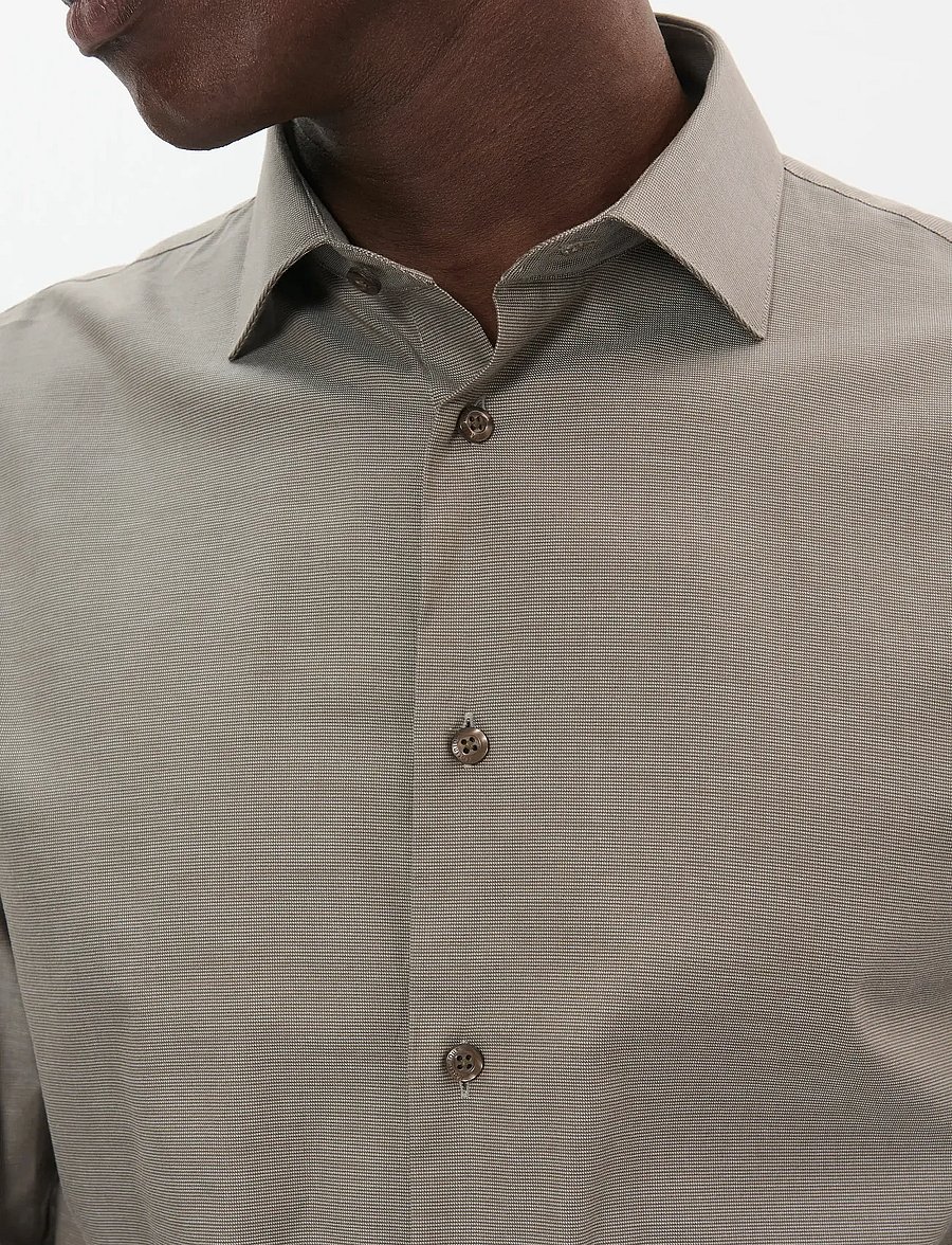 Matinique - MAmarc short - formele overhemden - chocolate chip - 4