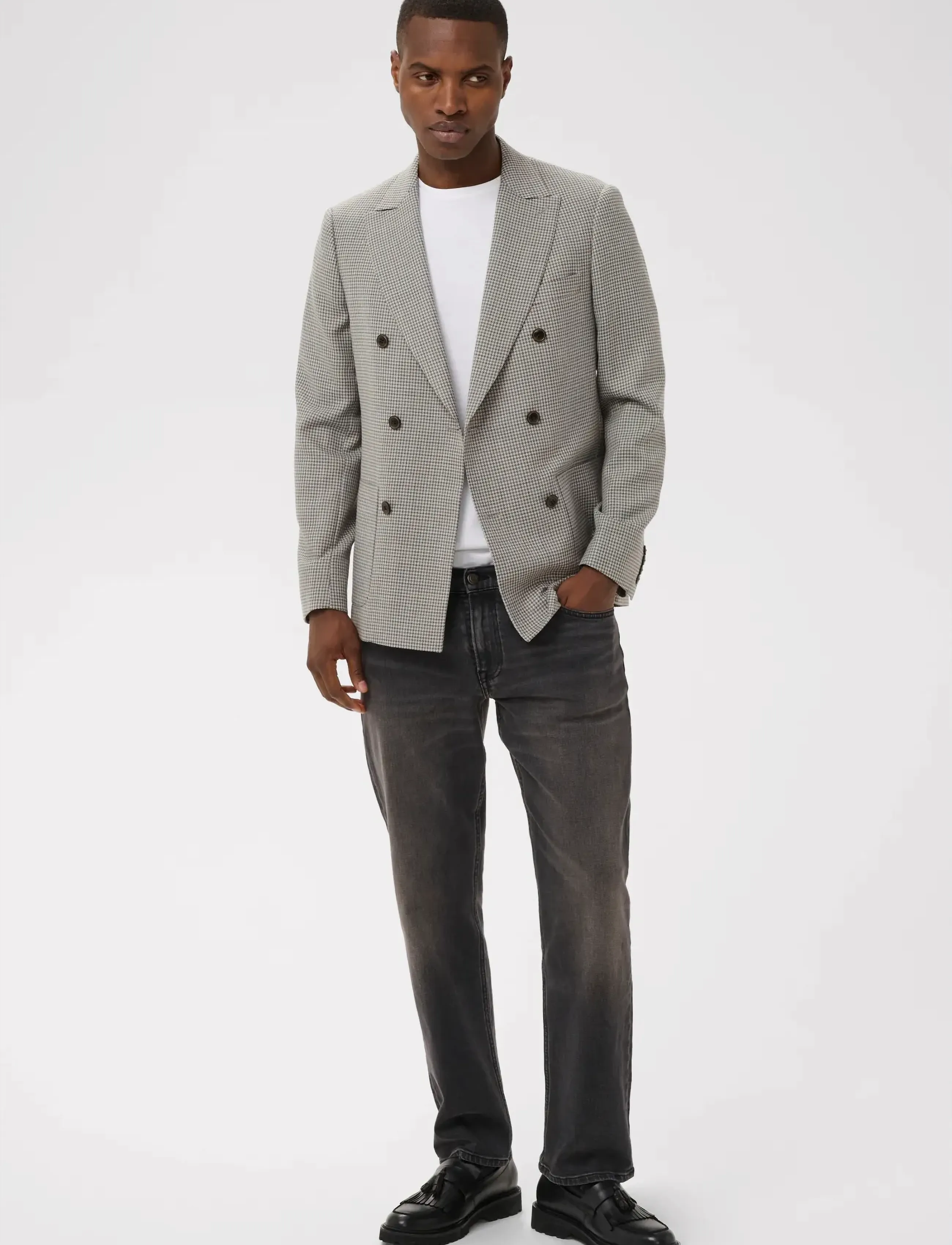 Matinique Magaret Double, 52, Blazer, Grau - Double Breasted Männerswear