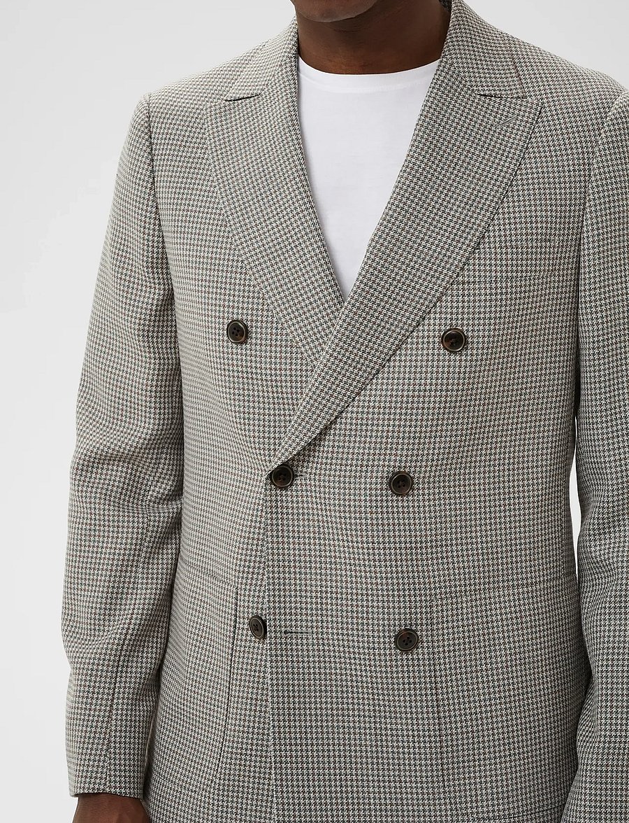 Matinique - MAgaret Double - dubbelknäppta kavajer - medium grey melange - 5