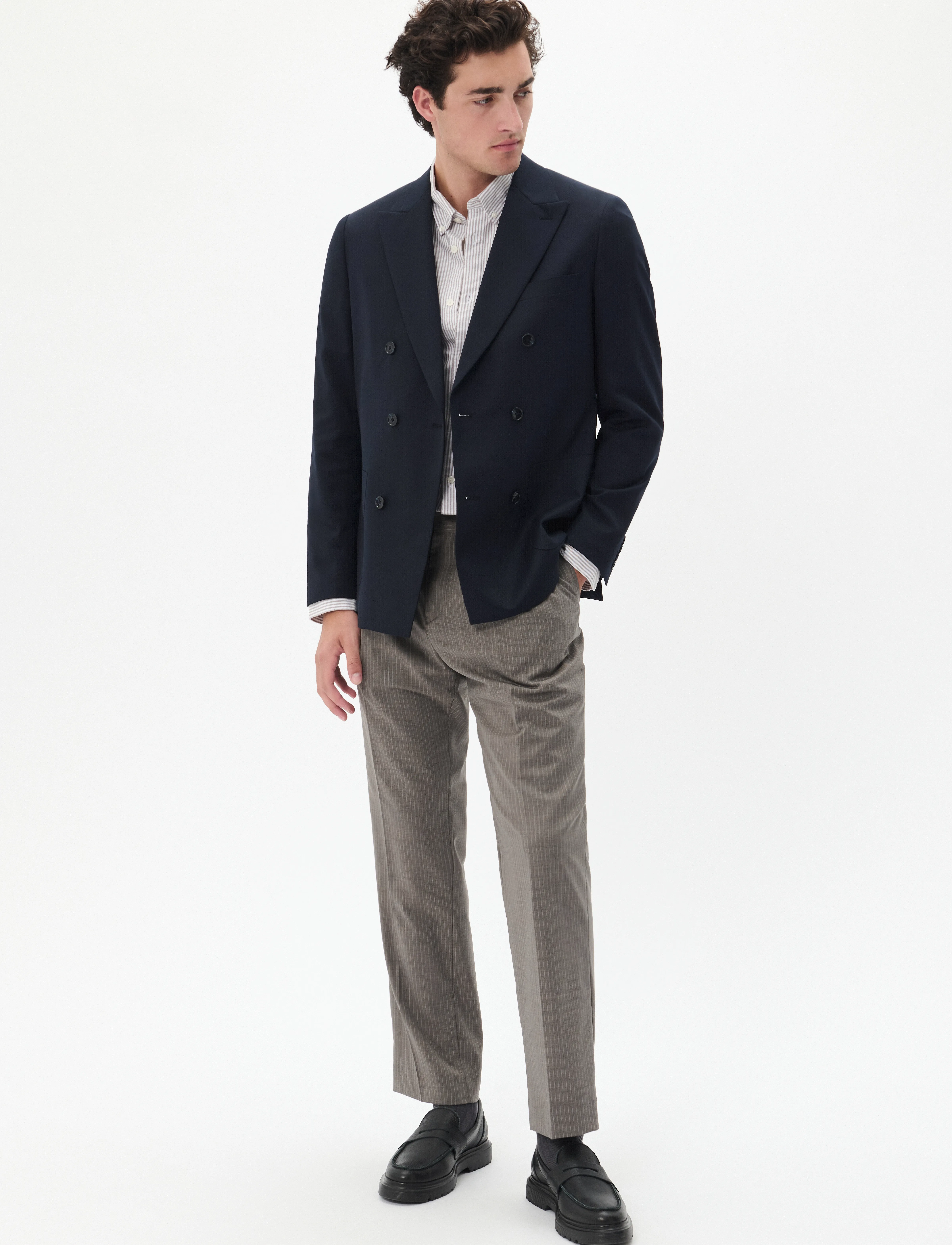 Matinique Magaret Double, 54, Blazer, Marineblau - Double Breasted Männerswear