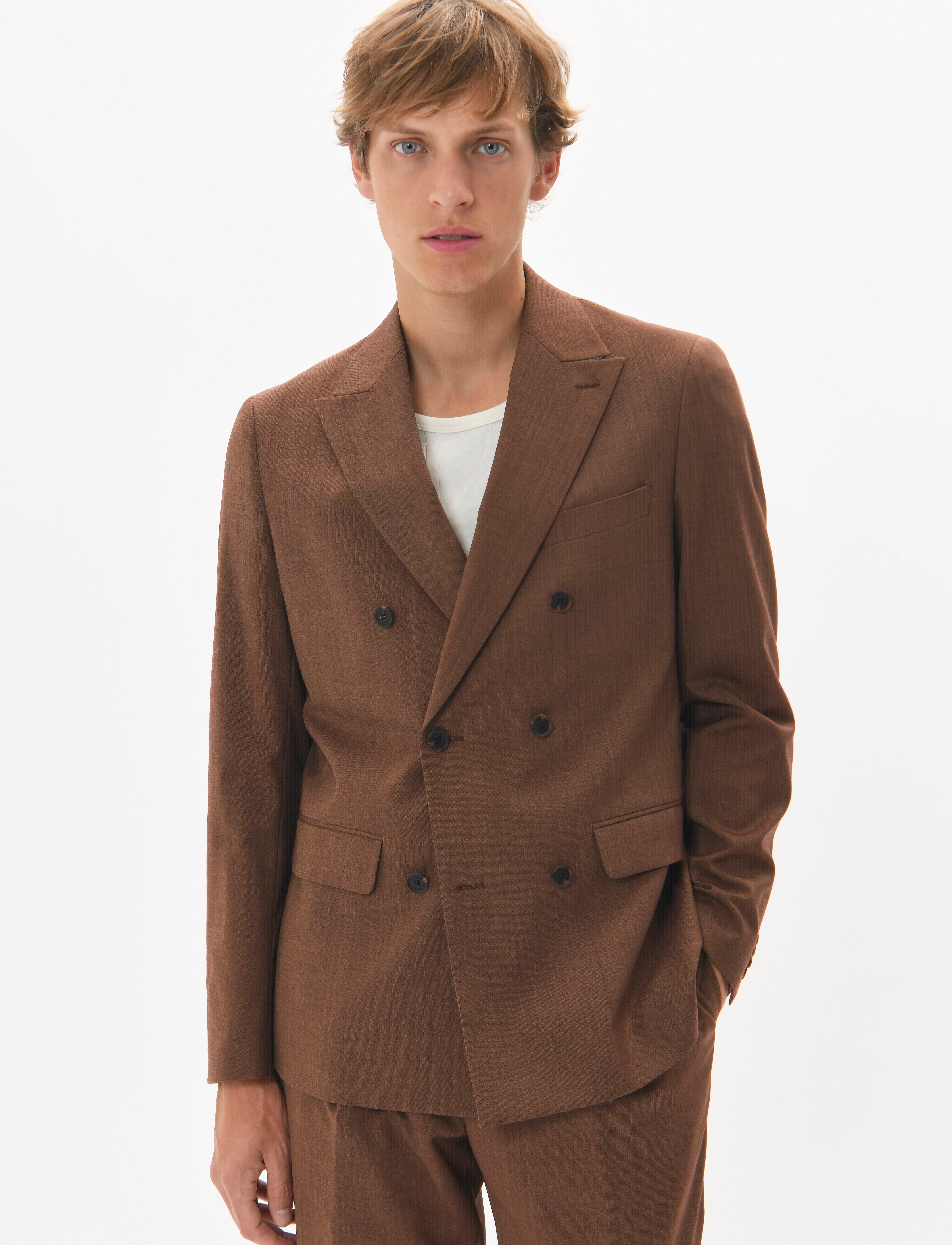 Matinique Magaret Double, 50, Blazer, Braun - Double Breasted Männerswear