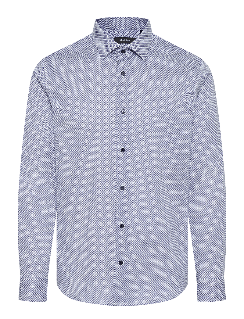 Matinique - MAtrostol BE - mønstrede skjorter - dark navy - 1