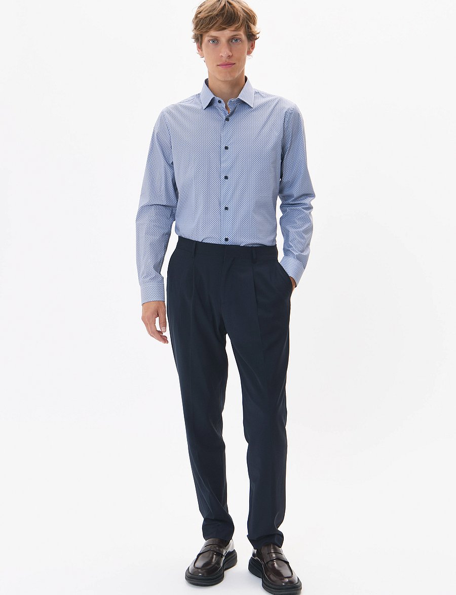 Matinique - MAtrostol BE - mönstrade skjortor - dark navy - 3