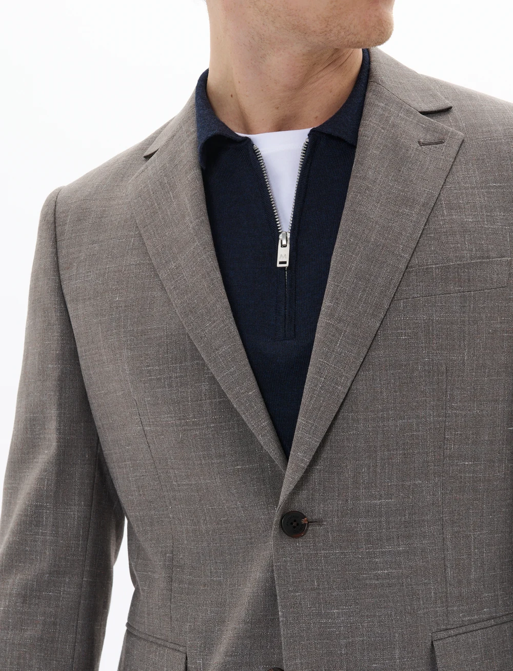 Matinique - MAgeorge - marynarki jednorzędowe - walnut melange - 4