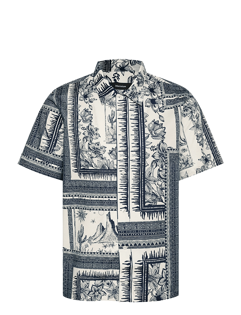 Matinique - MAfloss NP - kurzarmhemden - dark navy - 1