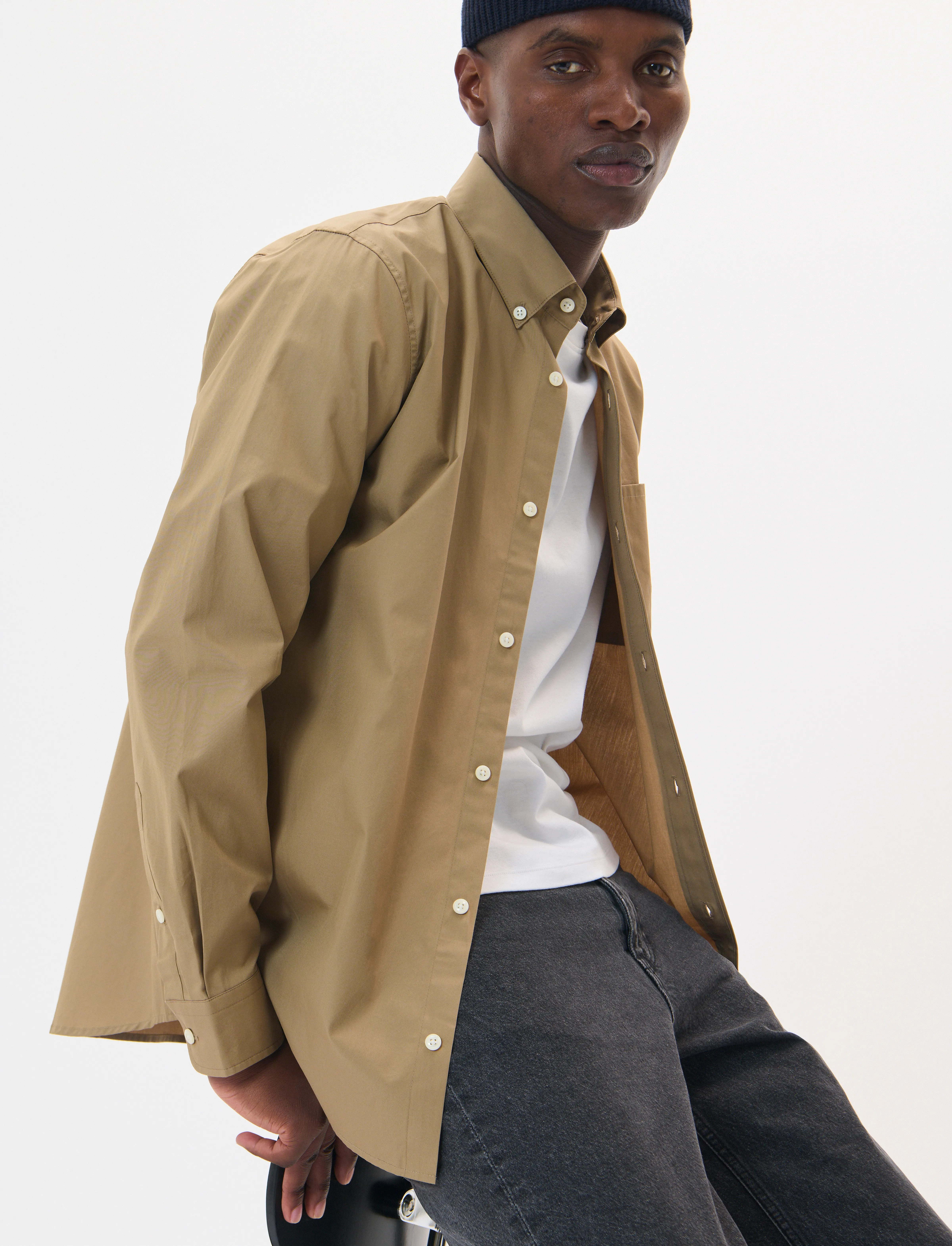 Matinique - MAKlampo LP 73 - casual shirts - khaki - 5