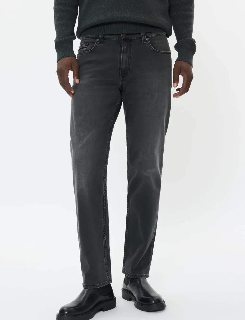 Matinique - MAMike - regular jeans - black stone - 0