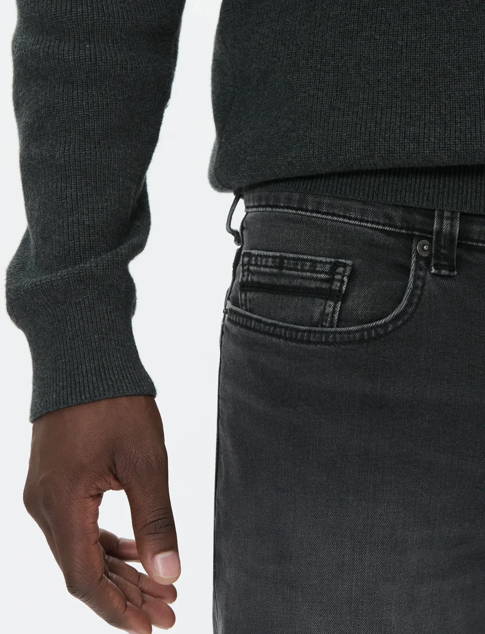 Matinique - MAMike - regular jeans - black stone - 4