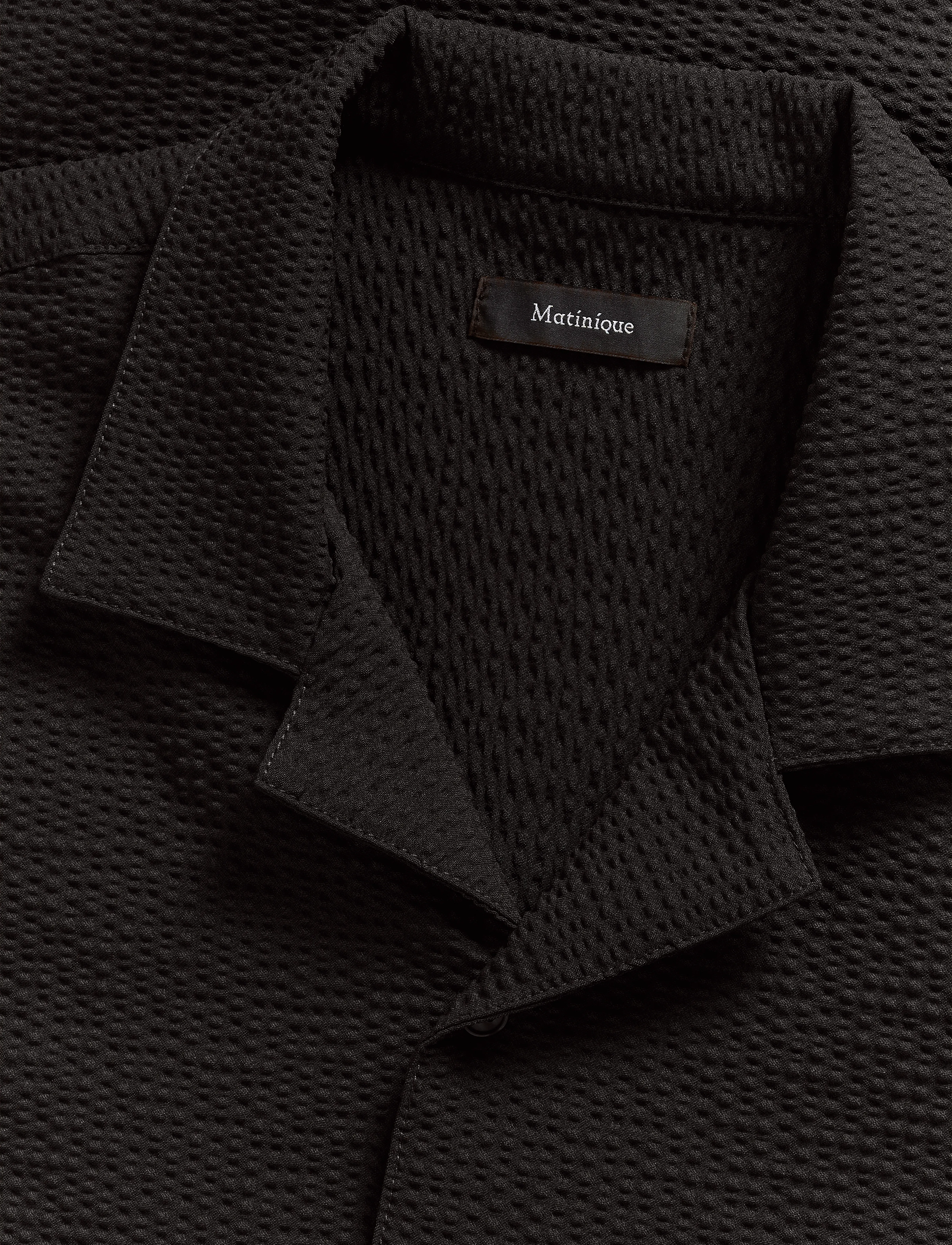 Matinique - MAklampo - short-sleeved shirts - black - 5