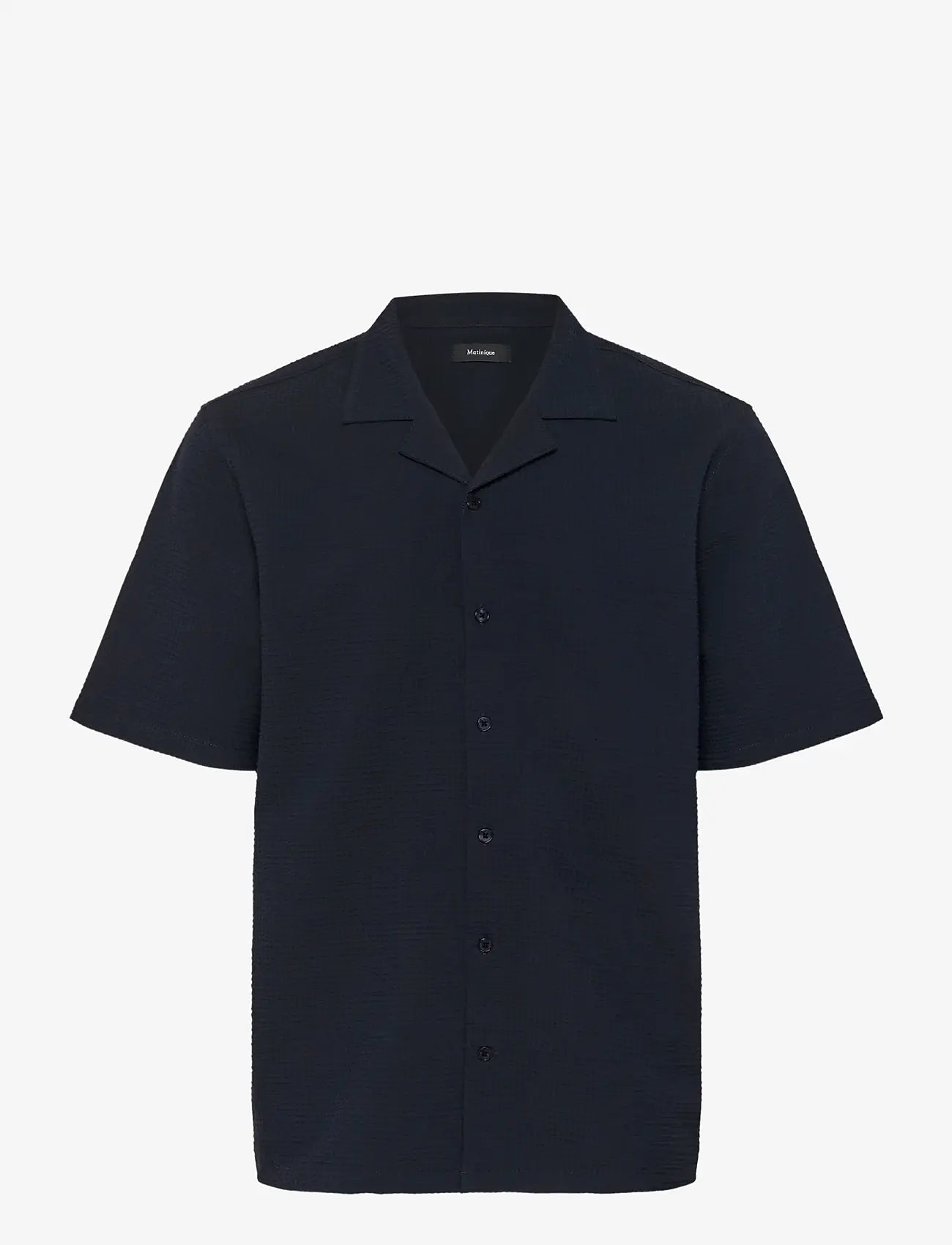 Matinique - MAklampo - short-sleeved shirts - dark navy - 1