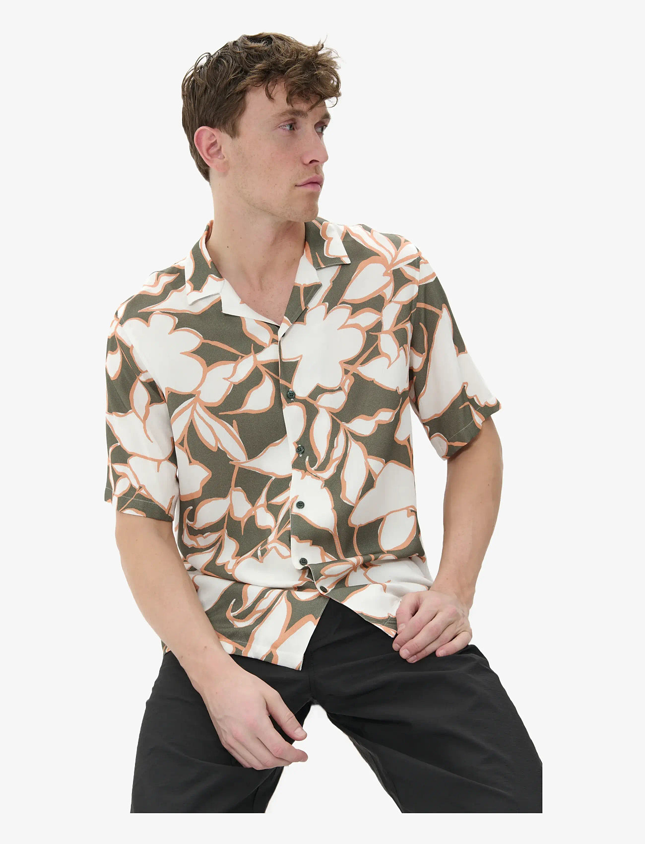 Matinique - MAklampo - kortærmede skjorter - light army - 0