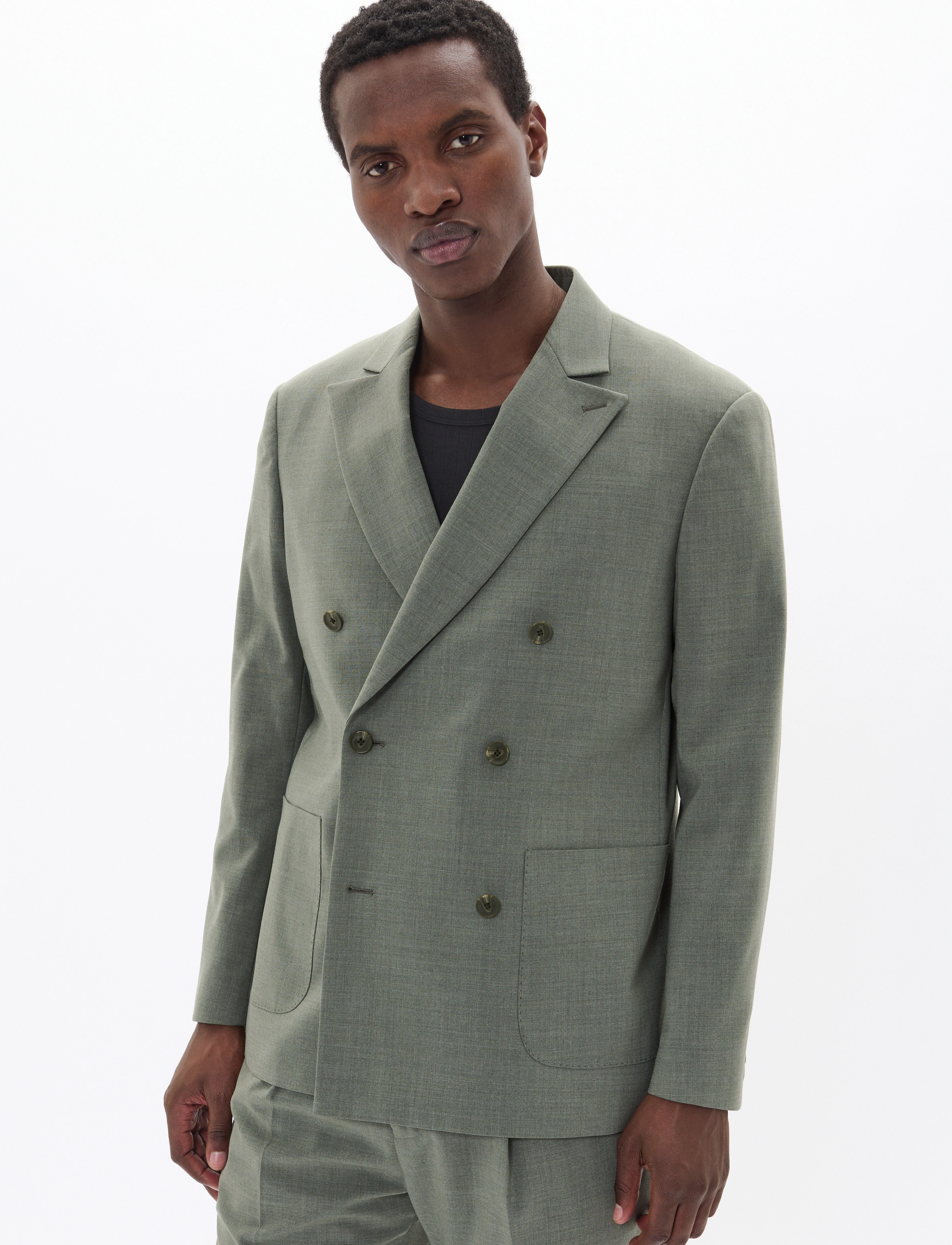 Matinique Macolt Double, 52, Blazer, Grün - Double Breasted Männerswear