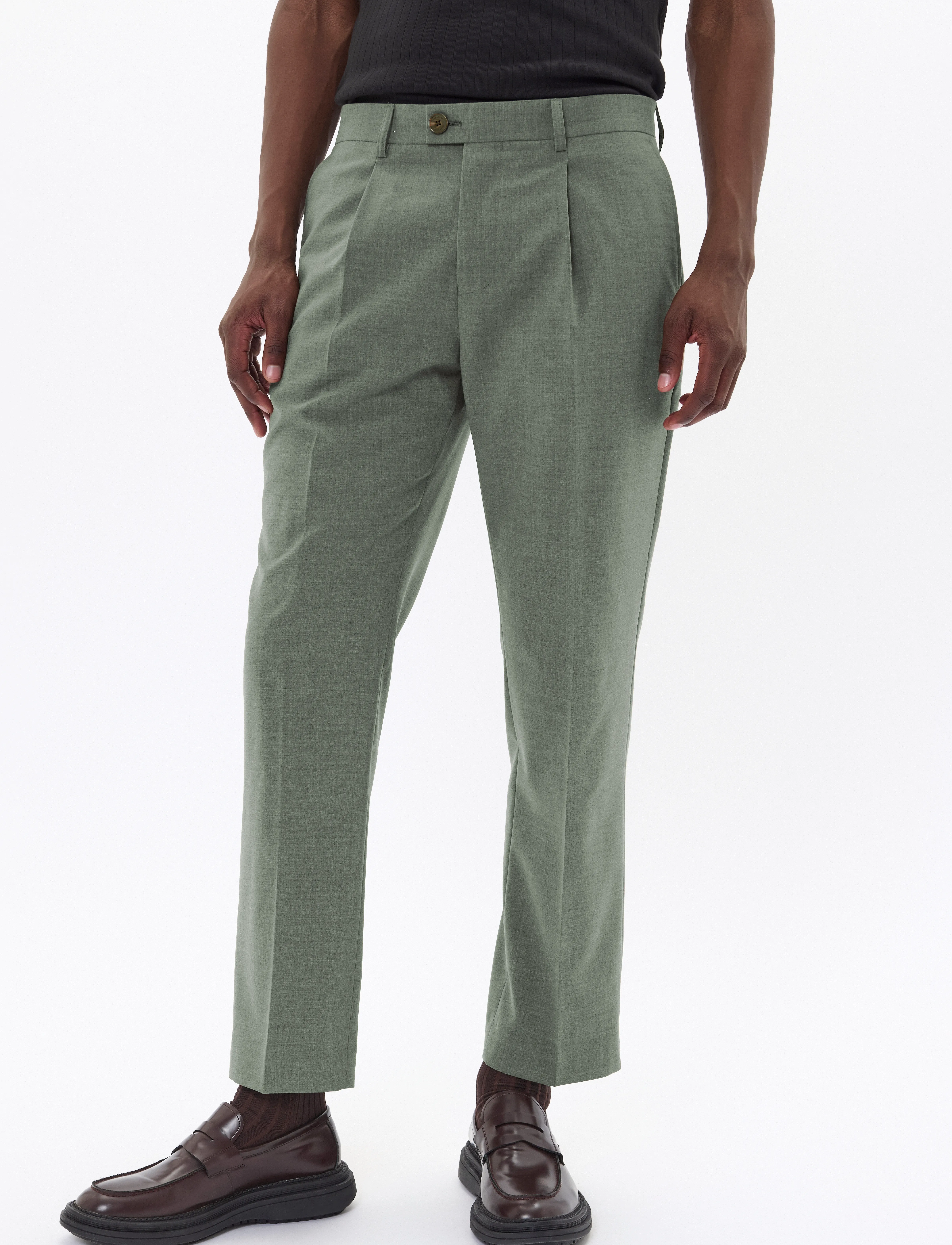Matinique - MAweller Pleat Pant - light army - 0