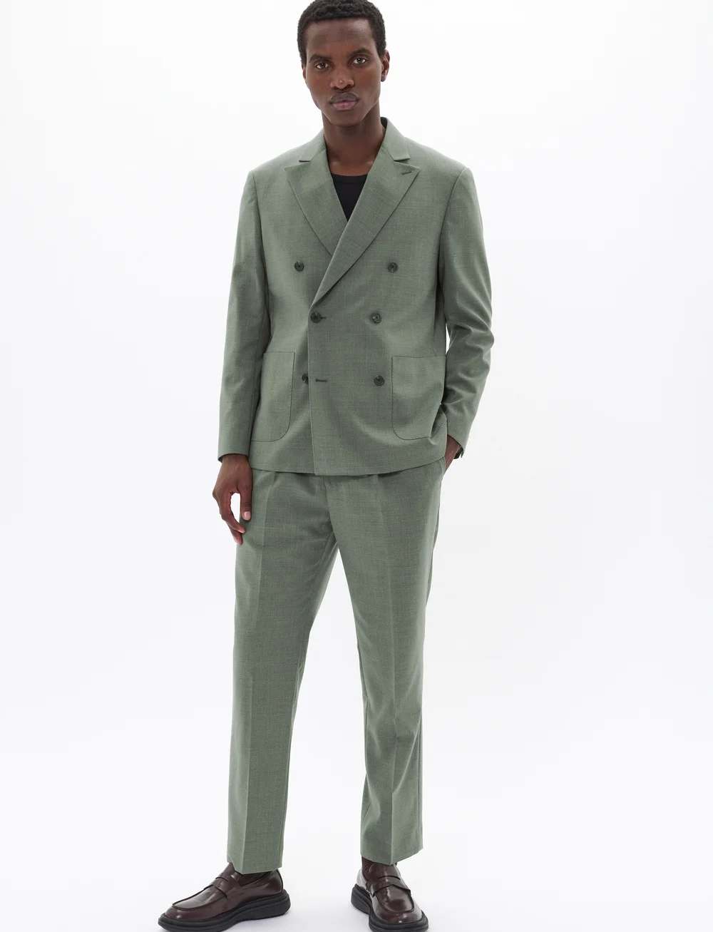 Matinique - MAweller Pleat Pant - anzugshosen - light army - 2