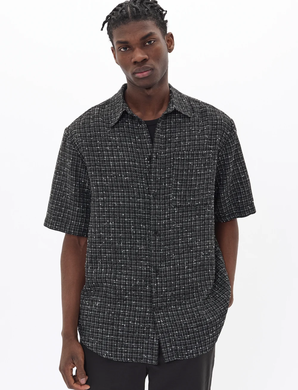 Matinique - MAfranjo 73 - kurzarmhemden - black - 0