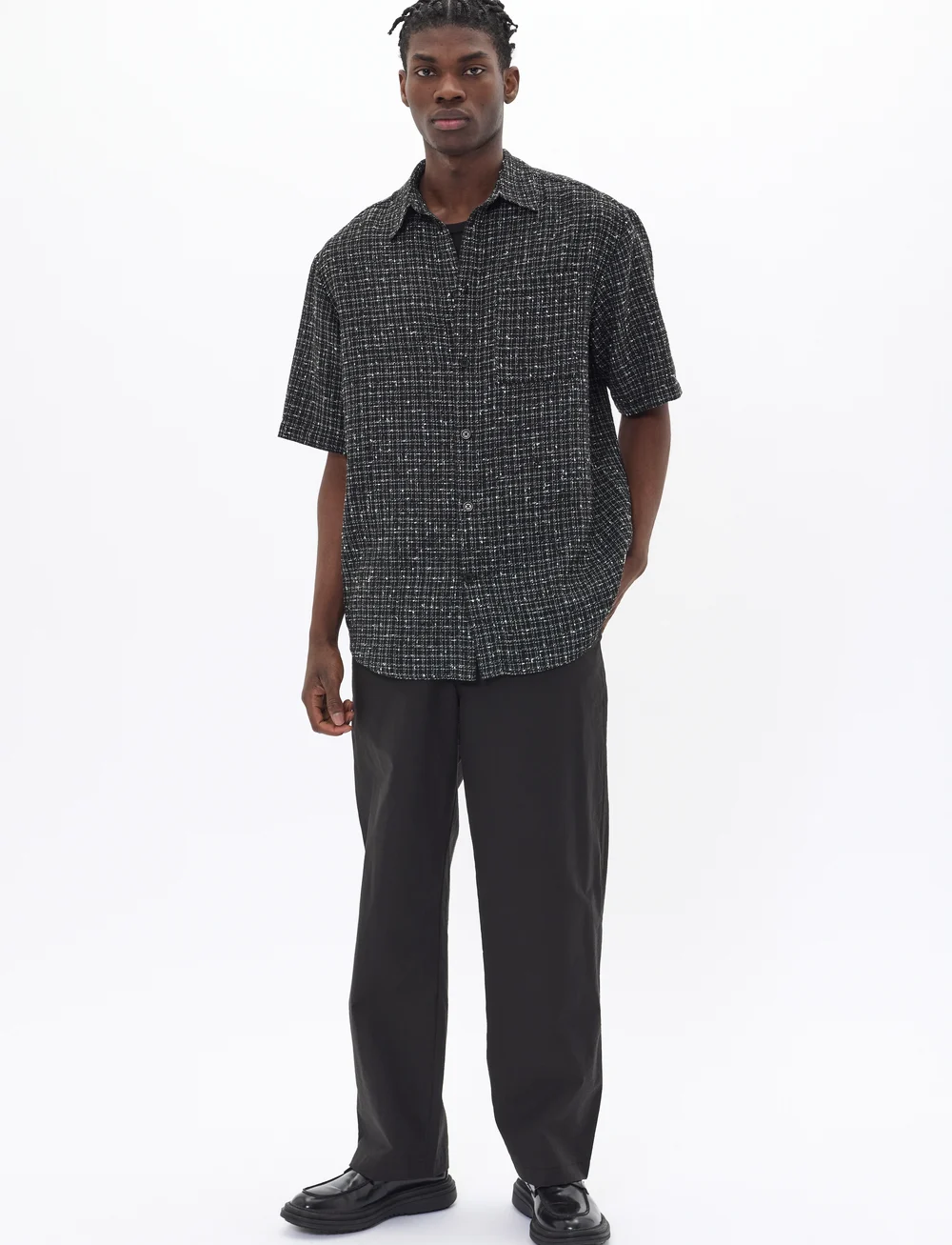 Matinique - MAfranjo 73 - kurzarmhemden - black - 2