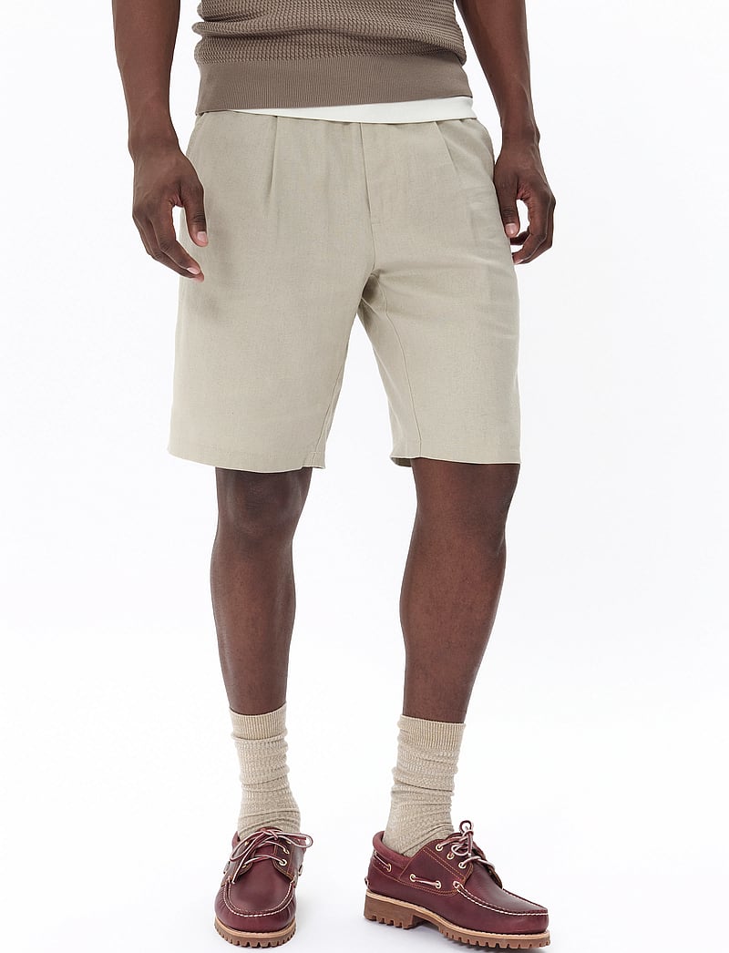 Matinique - MAfisher Short Heritage - hörstuttbuxur - plaza taupe - 0