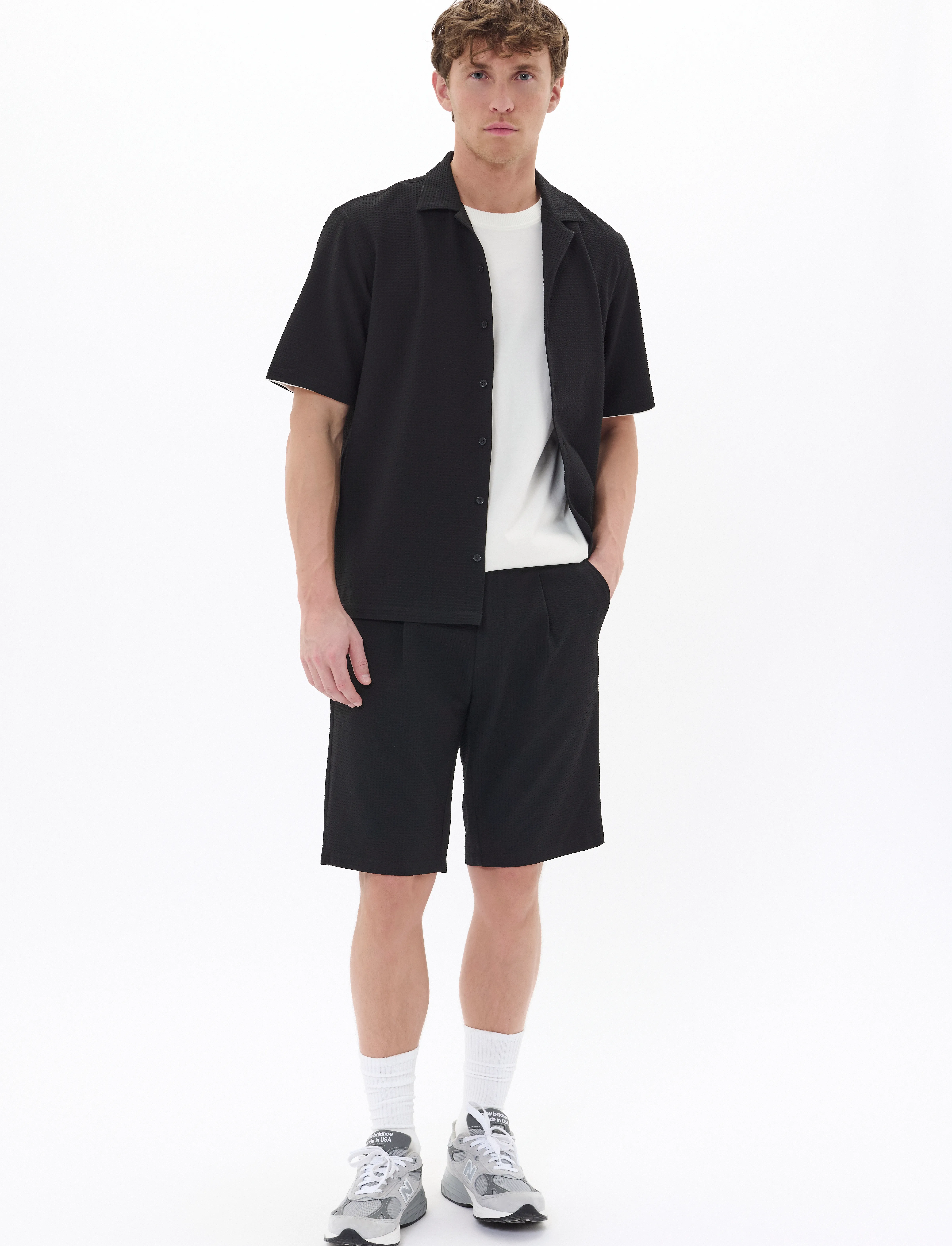 Matinique - MAfisher Short - lühikesed vabaajapüksid - black - 2