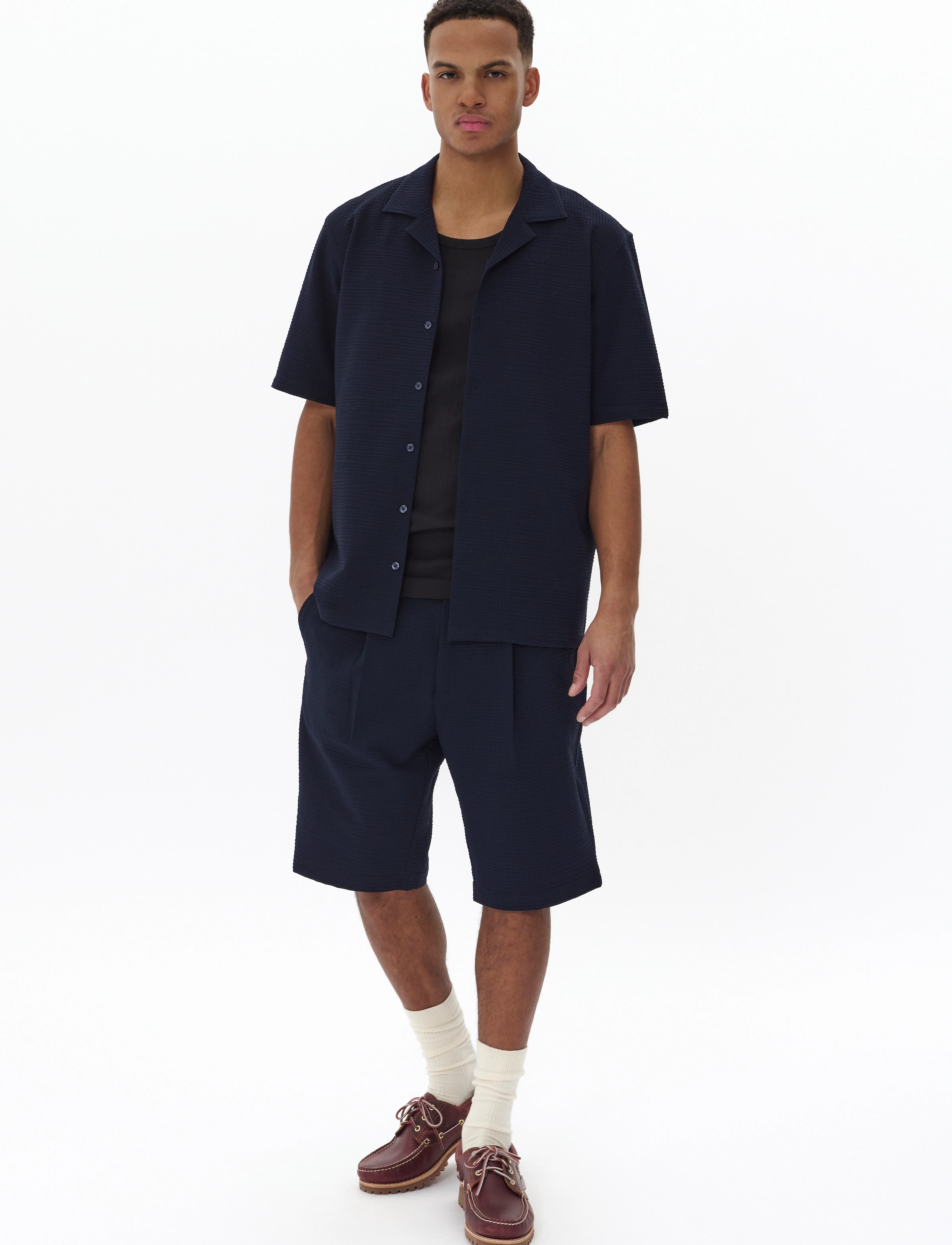 Matinique - MAfisher Short - casual shorts - dark navy - 2