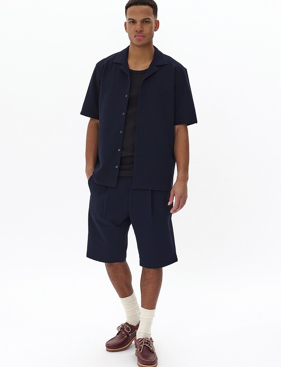 Matinique - MAfisher Short - freizeitshorts - dark navy - 2