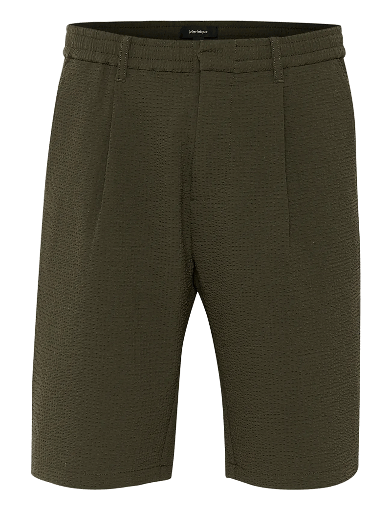 Matinique - MAfisher Short - casual shorts - light army - 1