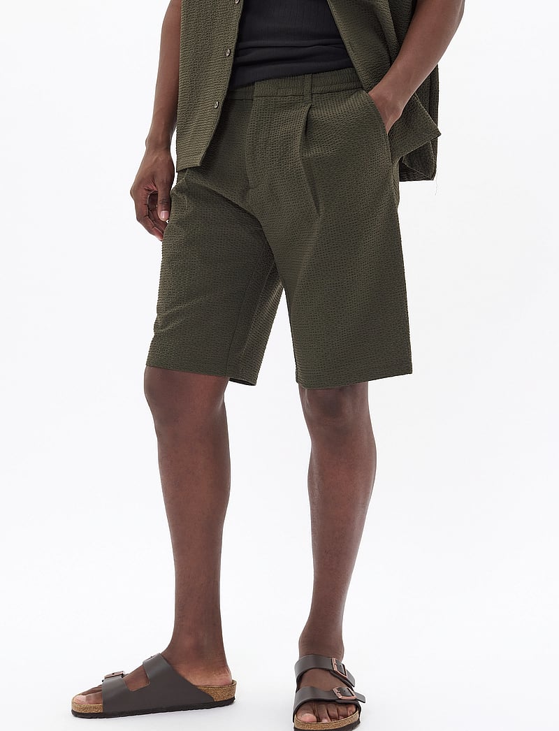 Matinique - MAfisher Short - casual shorts - light army - 0