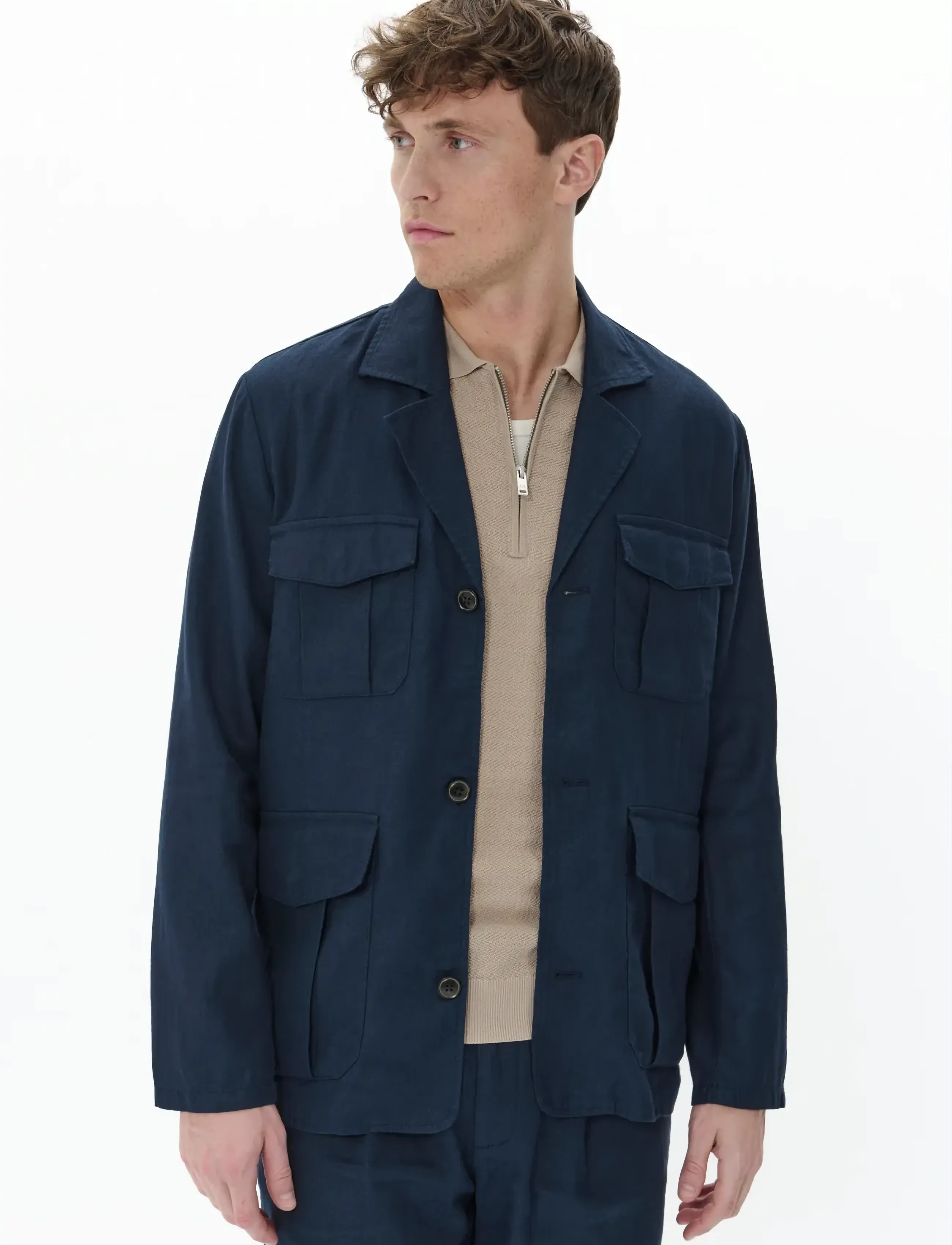 Matinique Madrakes Heritage, Mænd, Safari Jakke, Navy, Str: XL