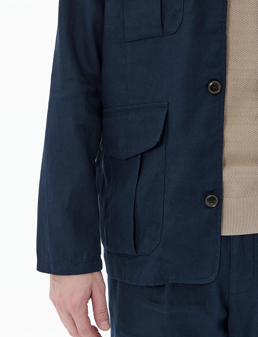 Matinique - MAdrakes Heritage - enkelknäppta kavajer - dark navy - 5