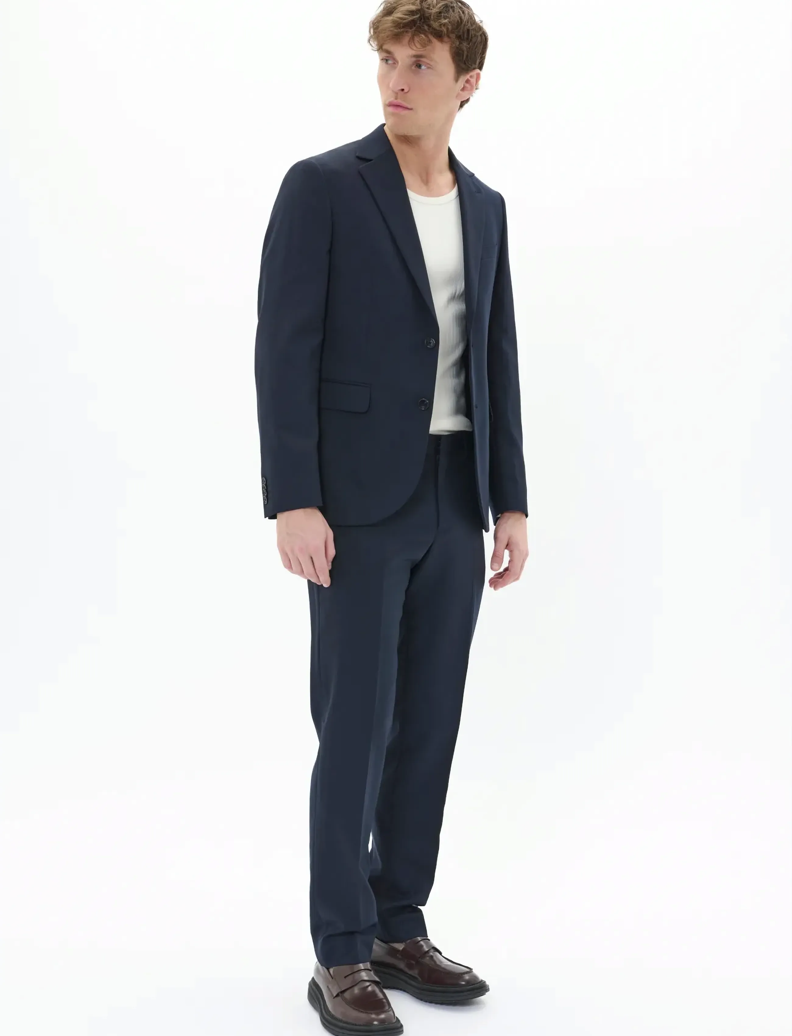 Matinique - MAlas - kostiumo kelnės - dark navy - 3