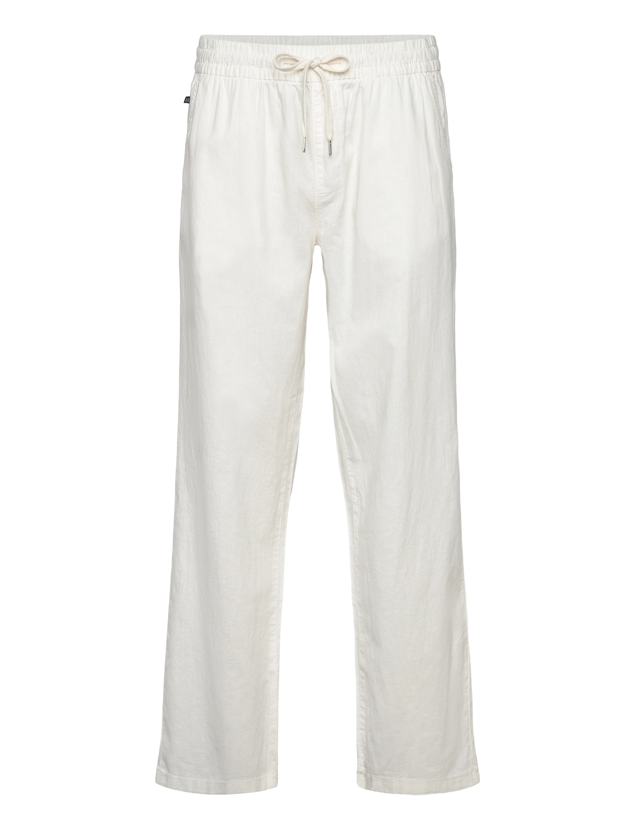 Matinique - MABarton Wide pants - hørbukser - broken white - 1