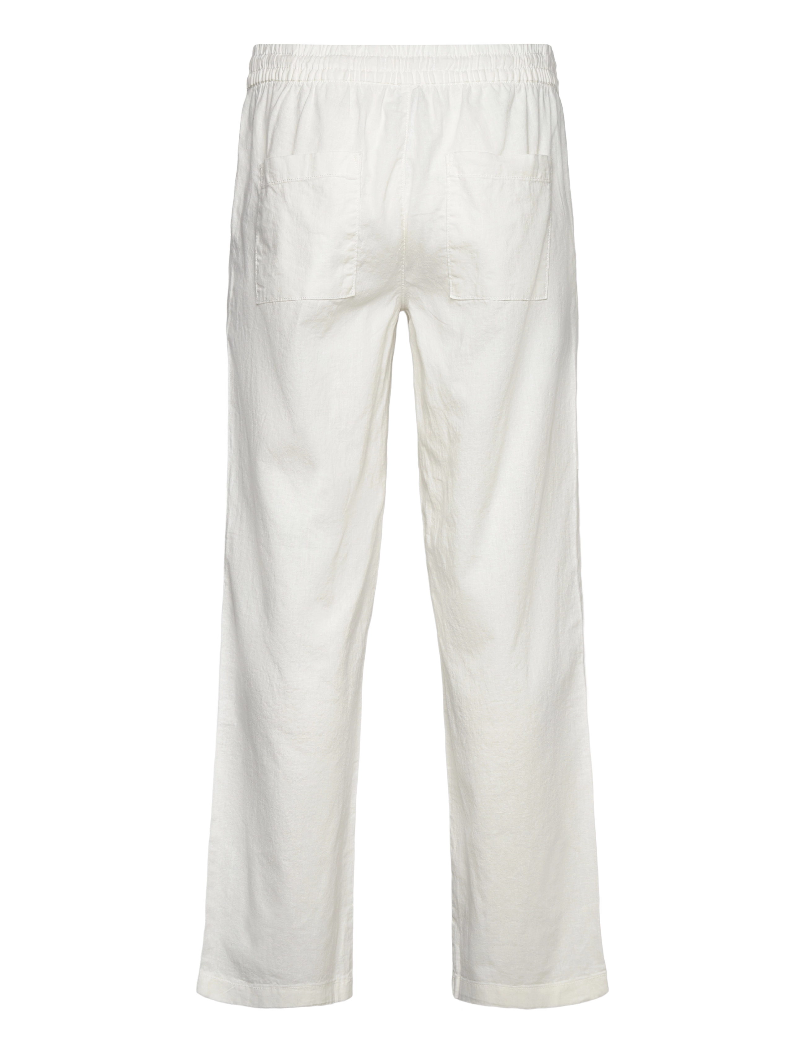 Matinique - MABarton Wide pants - hørbukser - broken white - 2