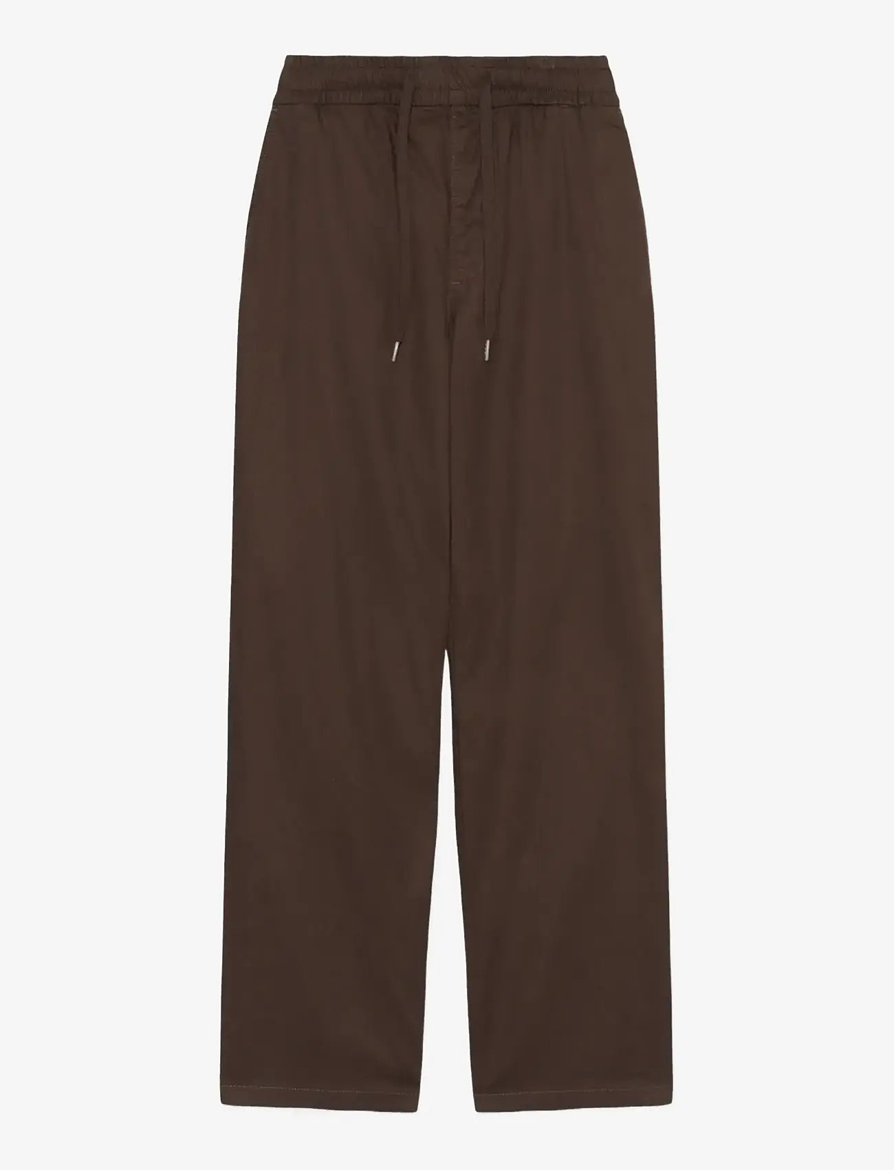 Matinique - MABarton Wide pants - leinenhosen - chocolate brown - 1