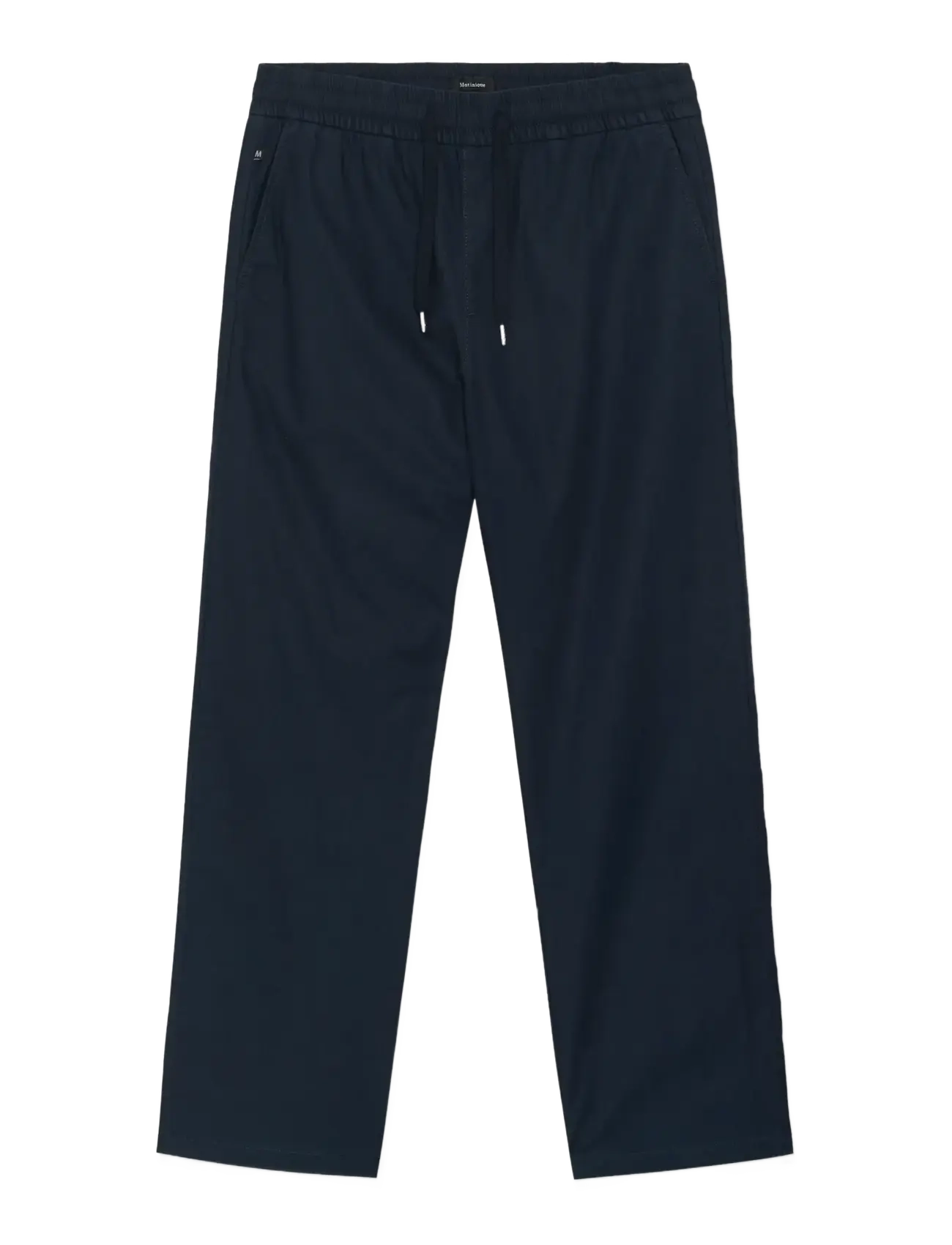 Matinique Mabarton Wide Pants, M x 32, Trousers, Marineblau - Linen Männerswear